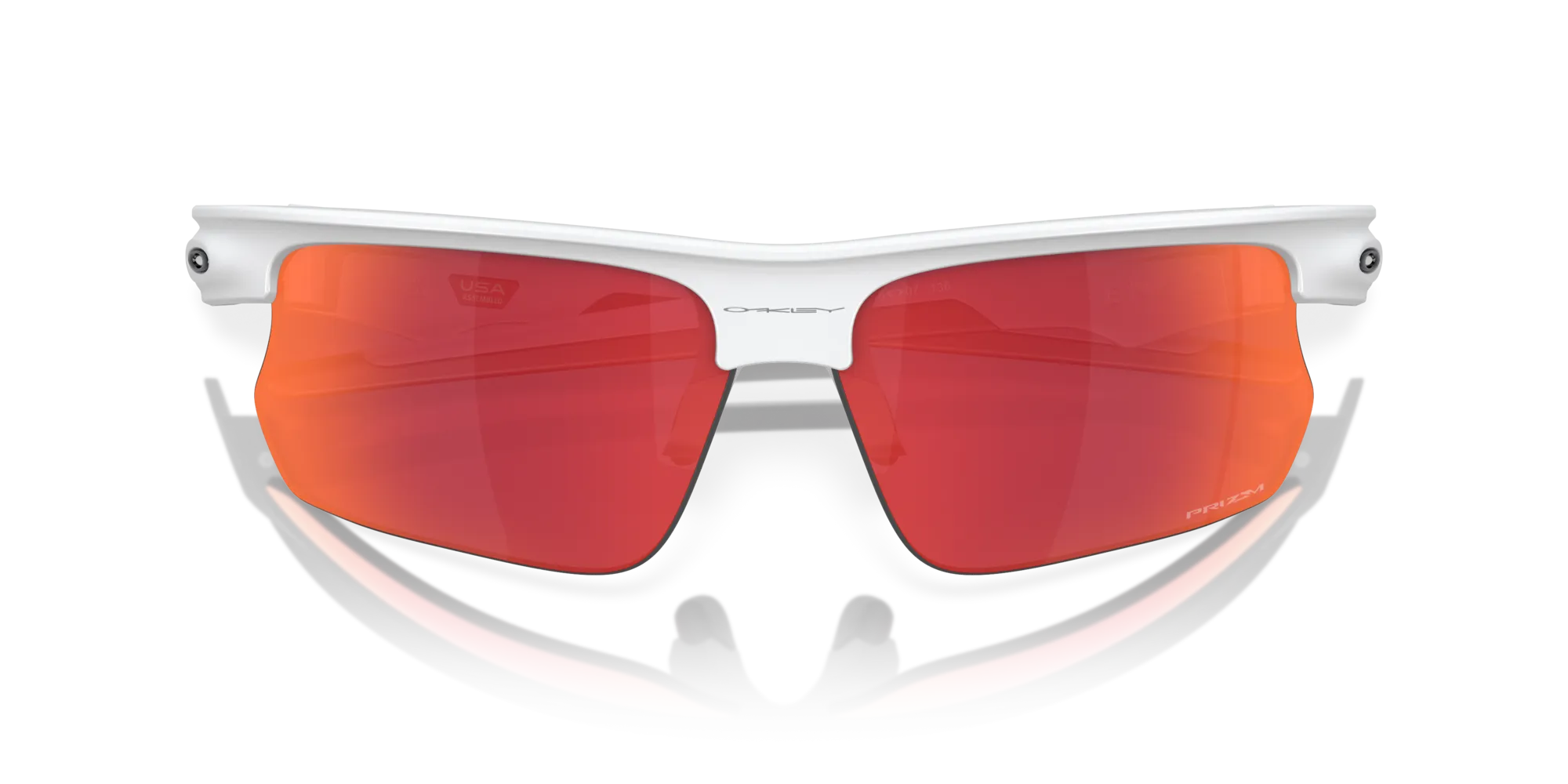 Oakley OO9400 BISPHAERA 940010 Occhiali da sole O_Matter Bianco Viola Squadrata Normale Prizm - immagine 2