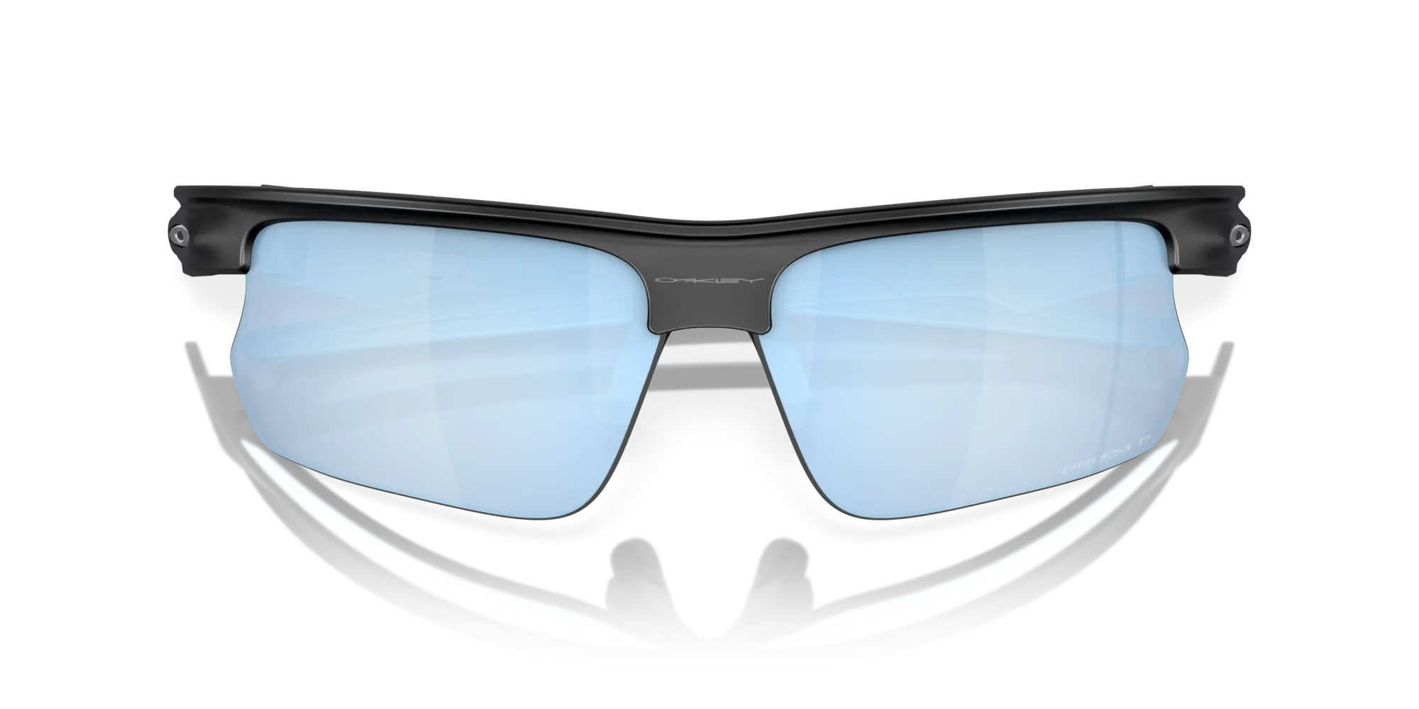 Oakley OO9400 BISPHAERA 940009 Occhiali da sole O_Matter Nero Blu Squadrata Polarizzata Prizm - immagine 2