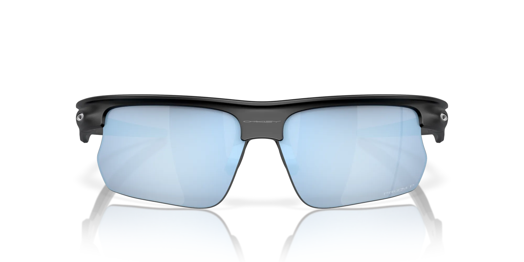 Oakley OO9400 BISPHAERA 940009 Occhiali da sole O_Matter Nero Blu Squadrata Polarizzata Prizm - immagine 3
