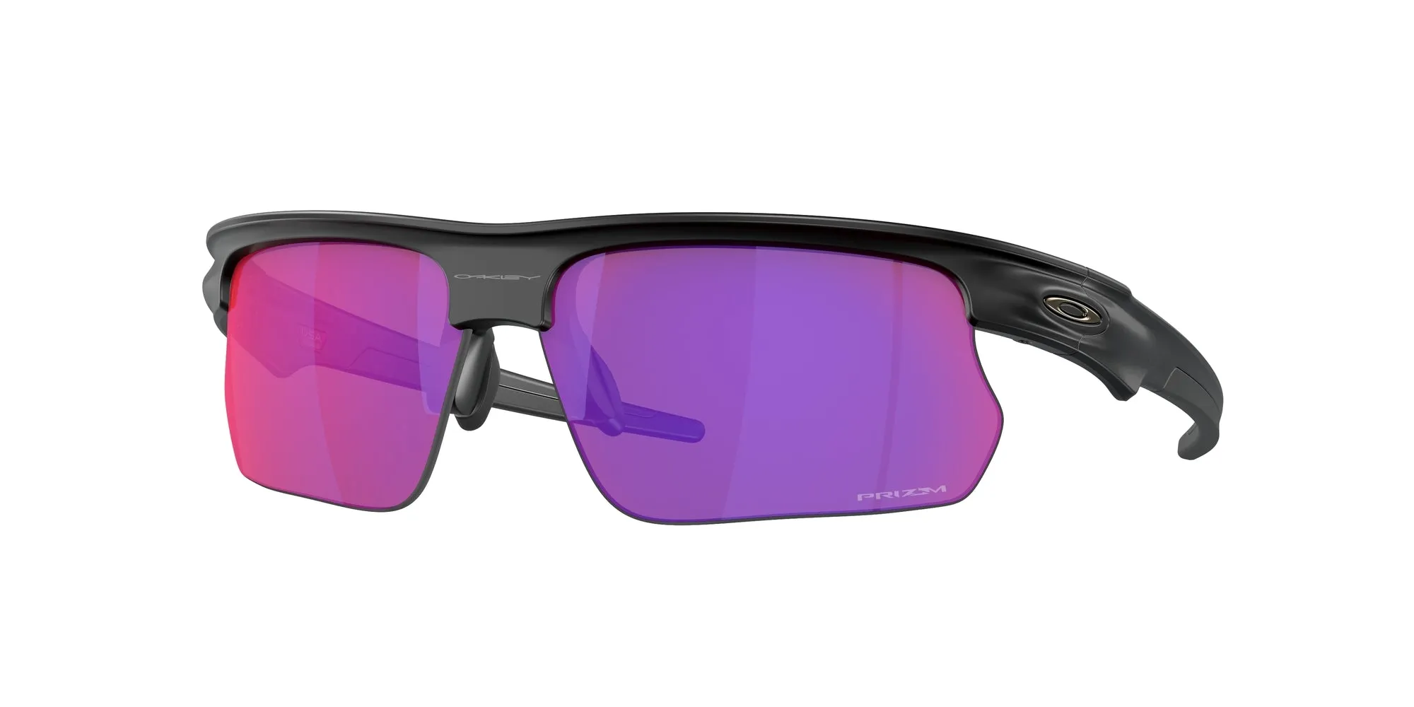 Oakley OO9400 BISPHAERA 940008 Occhiali da sole O_Matter Nero Viola Squadrata Normale Prizm - immagine 1