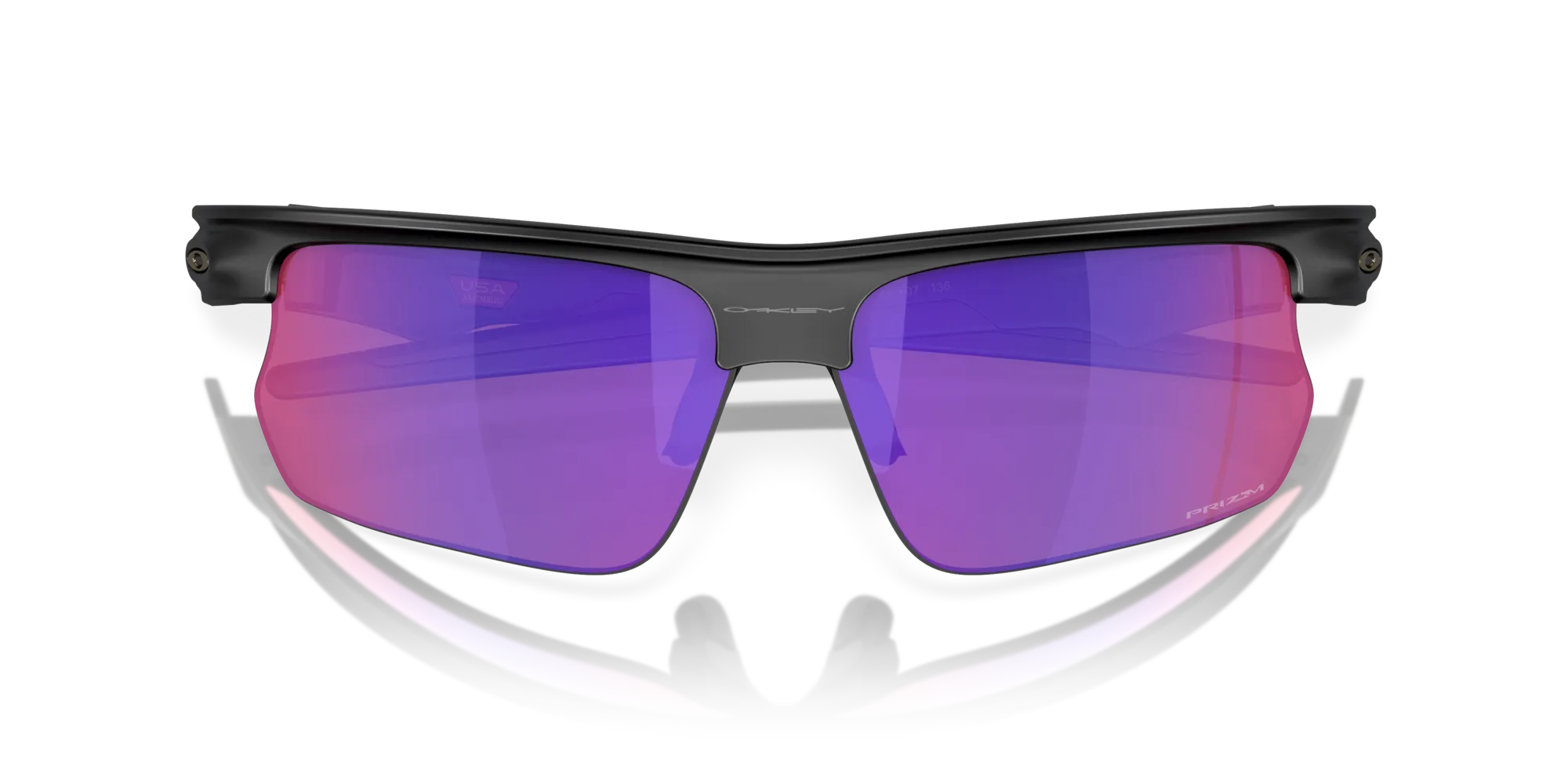 Oakley OO9400 BISPHAERA 940008 Occhiali da sole O_Matter Nero Viola Squadrata Normale Prizm - immagine 2