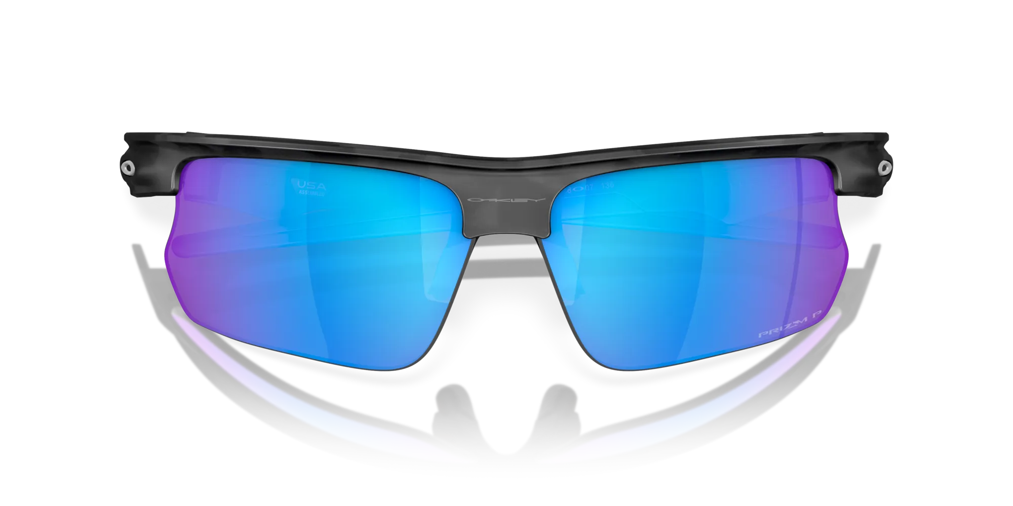 Oakley OO9400 BISPHAERA 940005 Occhiali da sole O_Matter Grigio Blu Squadrata Polarizzata Prizm - immagine 2