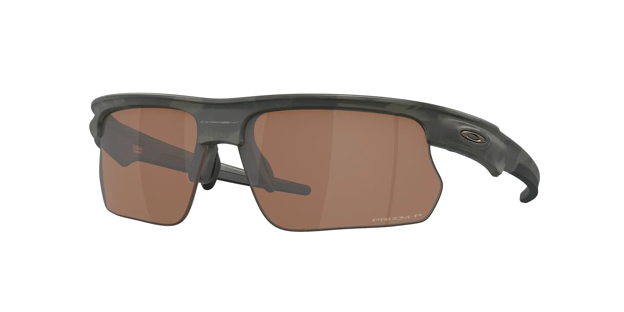 Oakley OO9400 BISPHAERA 940004 Occhiali da sole O_Matter Verde Marrone Squadrata Polarizzata Prizm - immagine 1