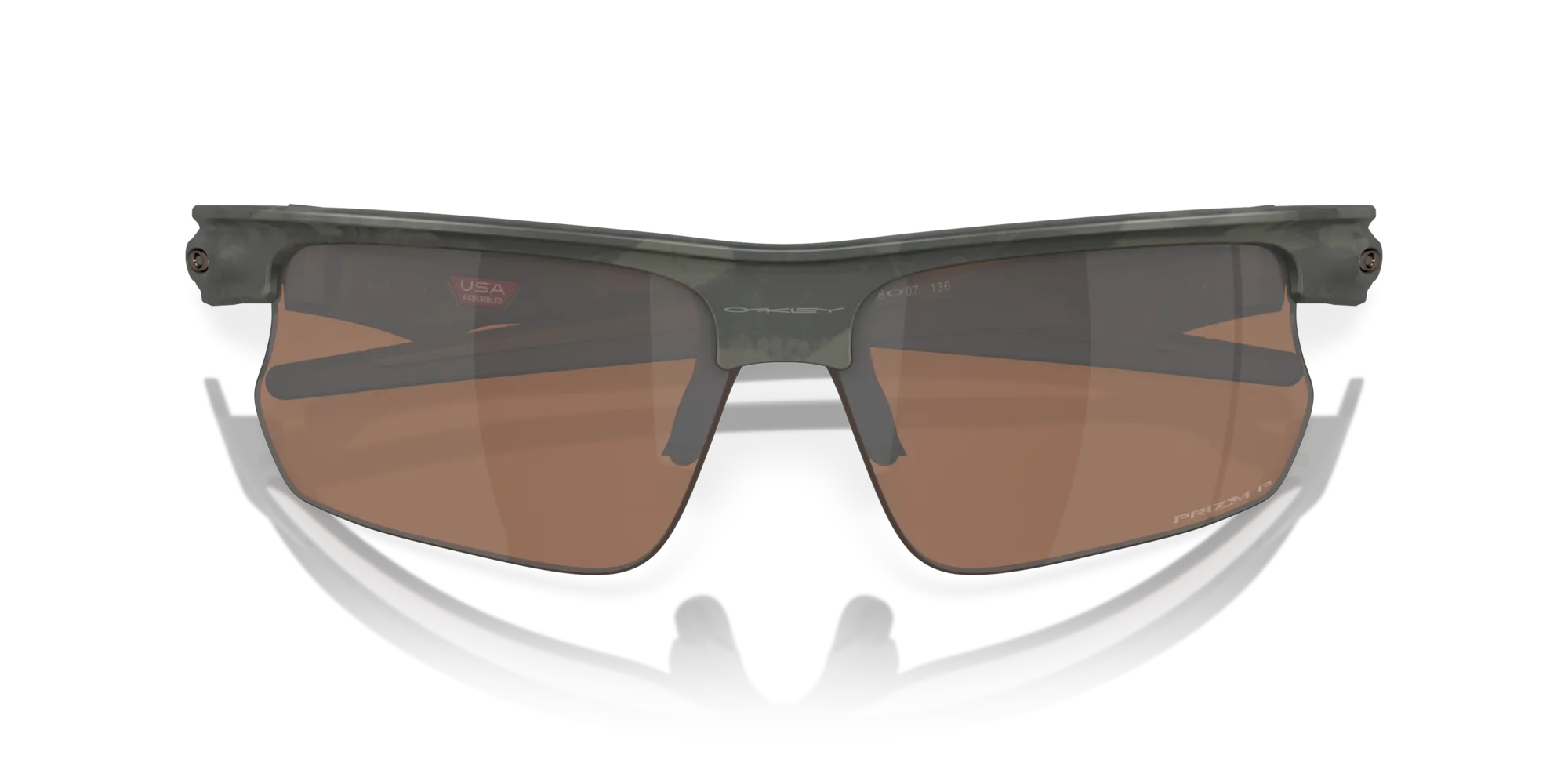 Oakley OO9400 BISPHAERA 940004 Occhiali da sole O_Matter Verde Marrone Squadrata Polarizzata Prizm - immagine 2