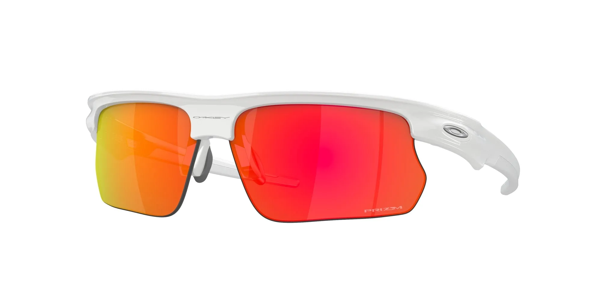Oakley OO9400 BISPHAERA 940003 Occhiali da sole O_Matter Bianco Rosso Squadrata Normale Prizm - immagine 1