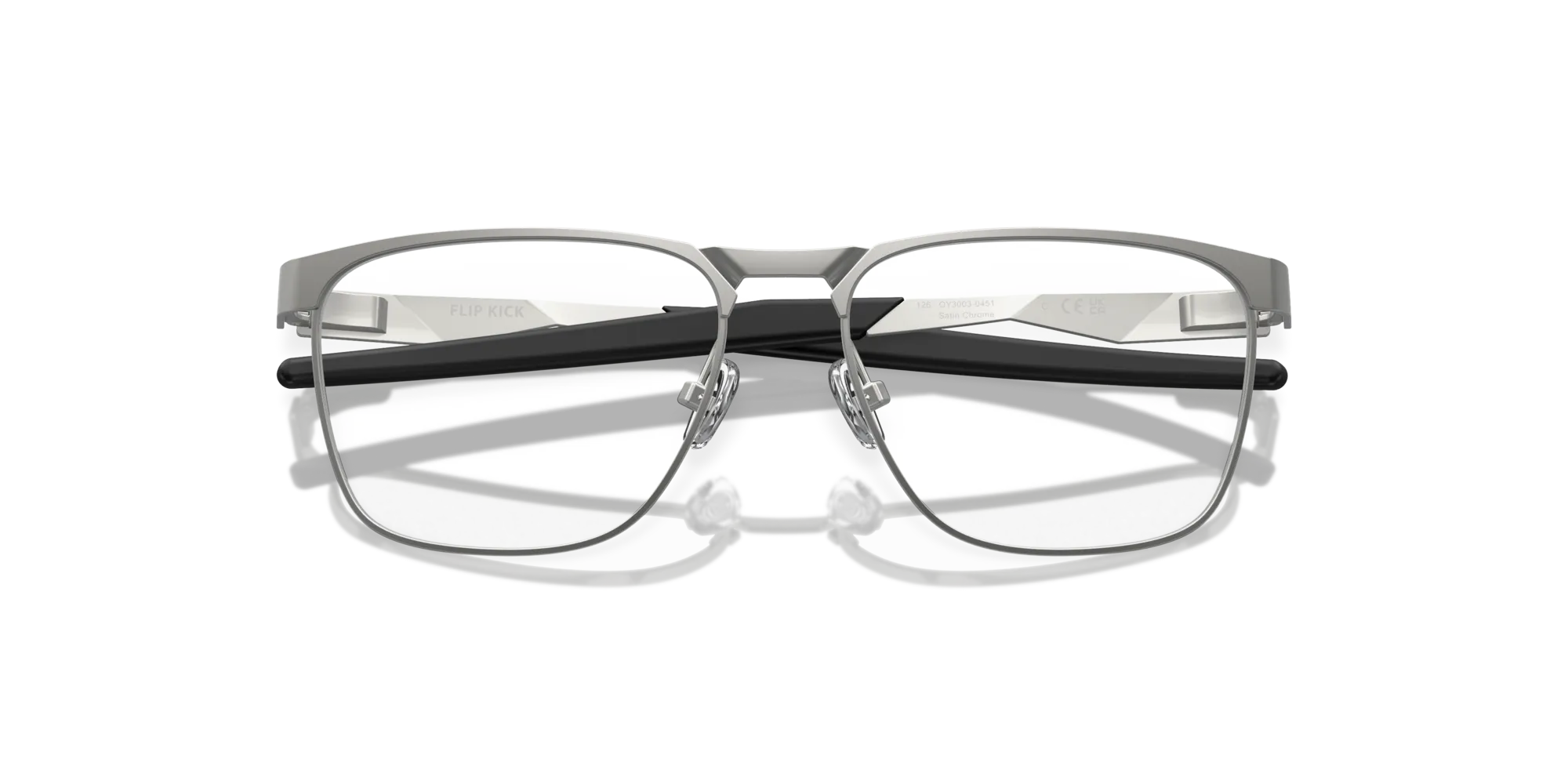 Oakley OY3003 FLIP KICK 300304 Montature da vista Metallo Argento Squadrata Normale - immagine 2