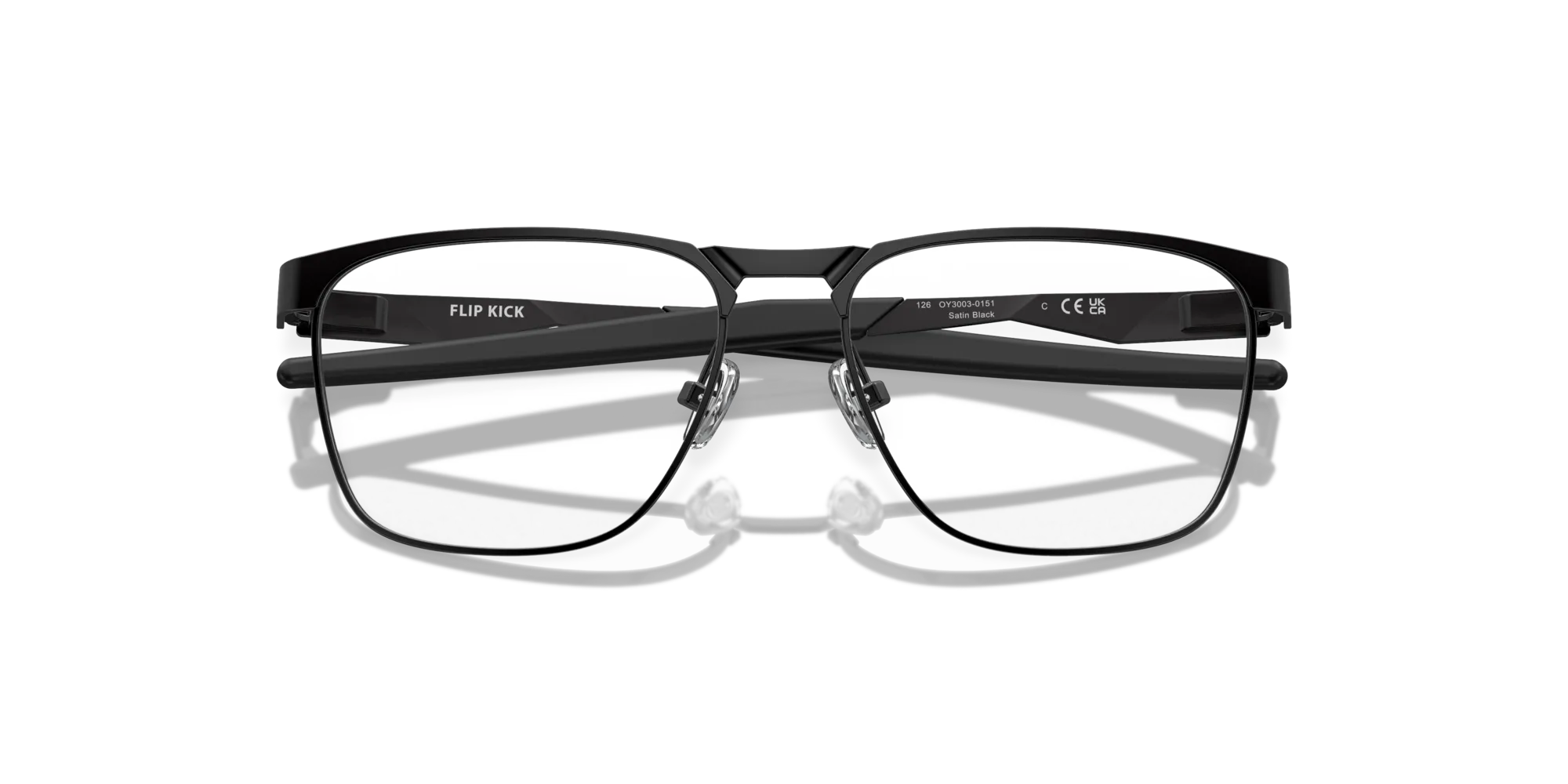 Oakley OY3003 FLIP KICK 300301 Montature da vista Metallo Nero Squadrata Normale - immagine 2