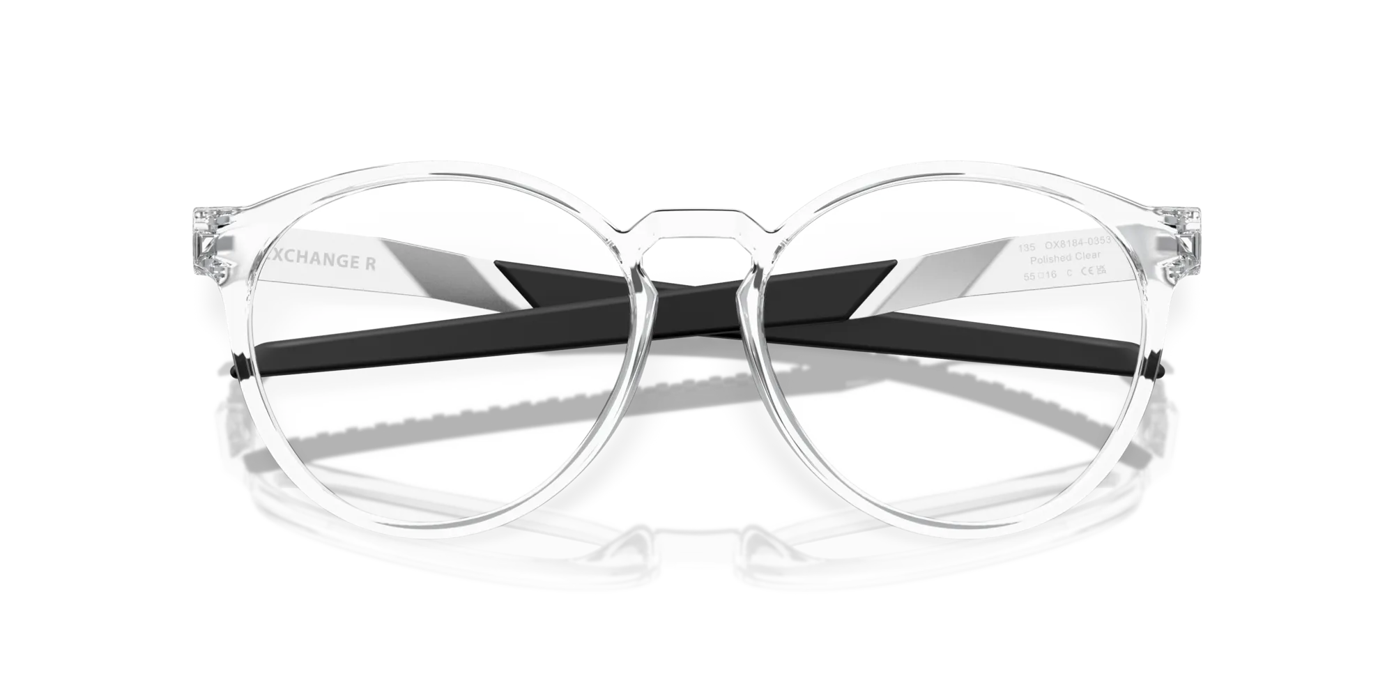 Oakley OX8184 EXCHANGE R 818403 Montature da vista O_Matter Trasparente Rotonda Normale - immagine 2