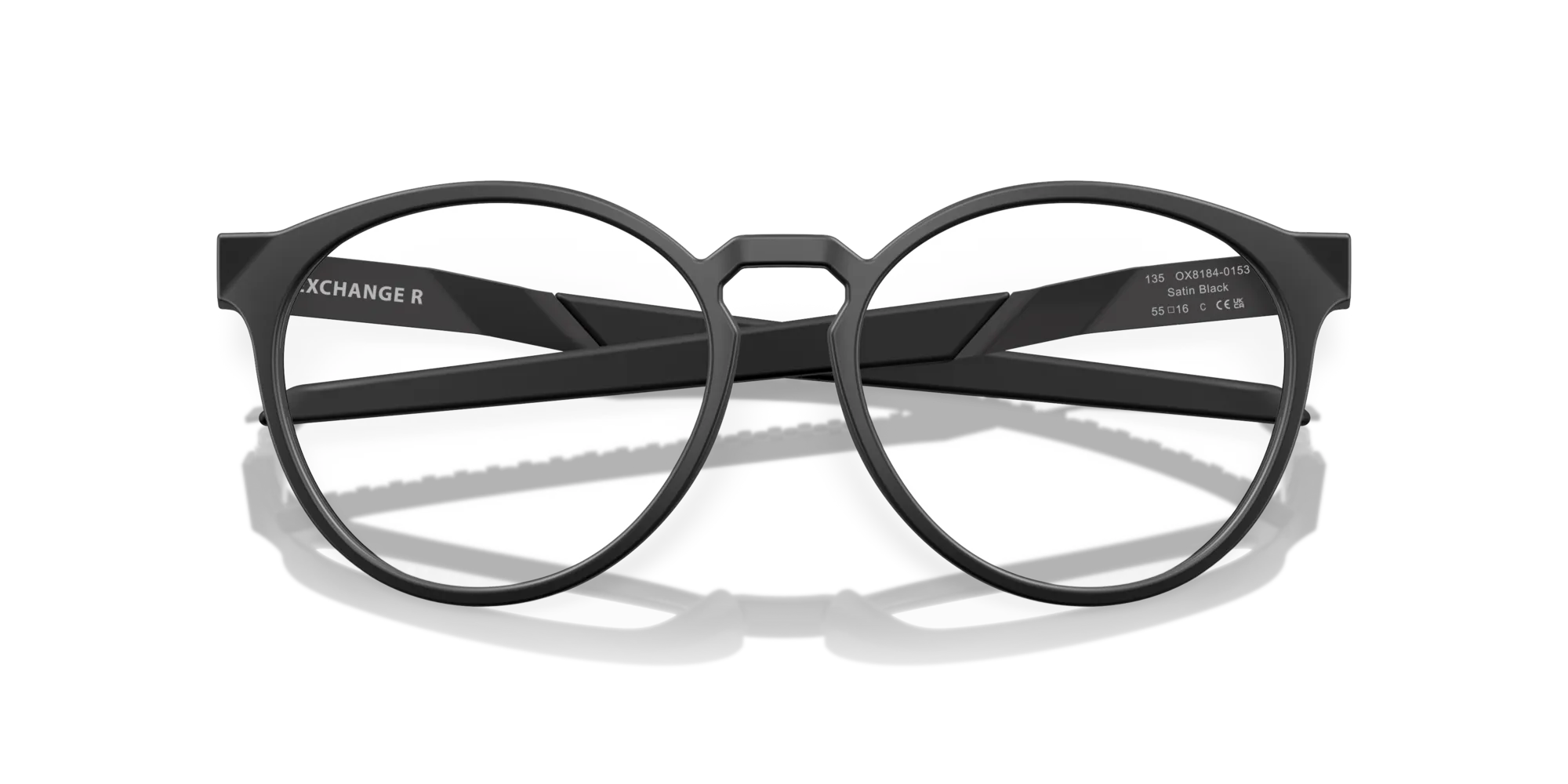 Oakley OX8184 EXCHANGE R 818401 Montature da vista O_Matter Nero Rotonda Normale - immagine 2