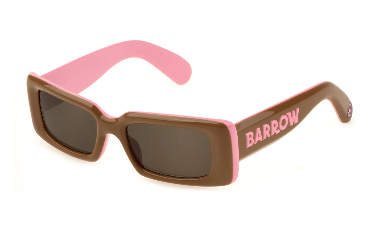 Barrow SBA007V TRIPPY 0CC4 Occhiali da sole Acetato Marrone Marrone Squadrata Normale - immagine 1