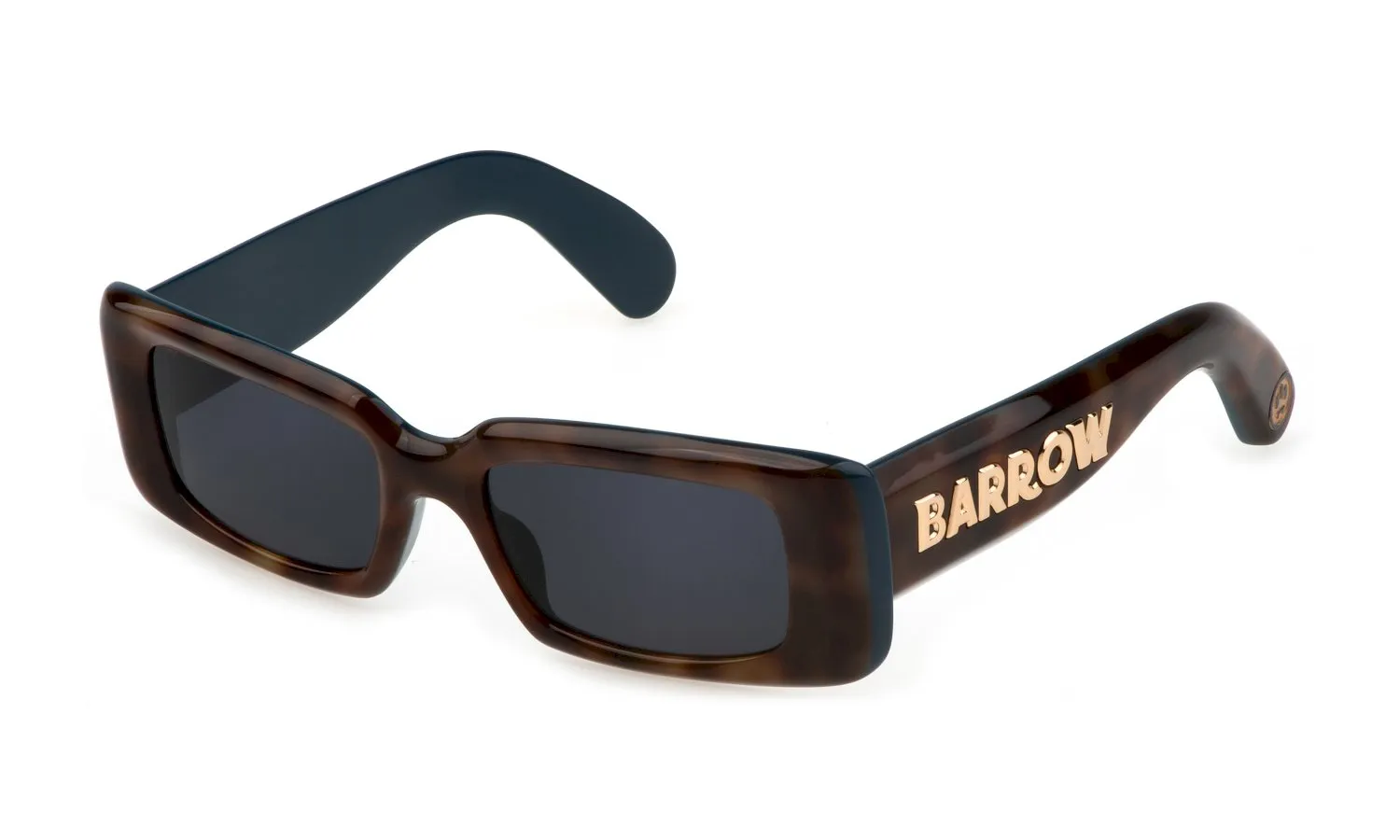 Barrow SBA007 TRIPPY 0ALI Occhiali da sole Acetato Havana Grigio Squadrata Normale - immagine 1