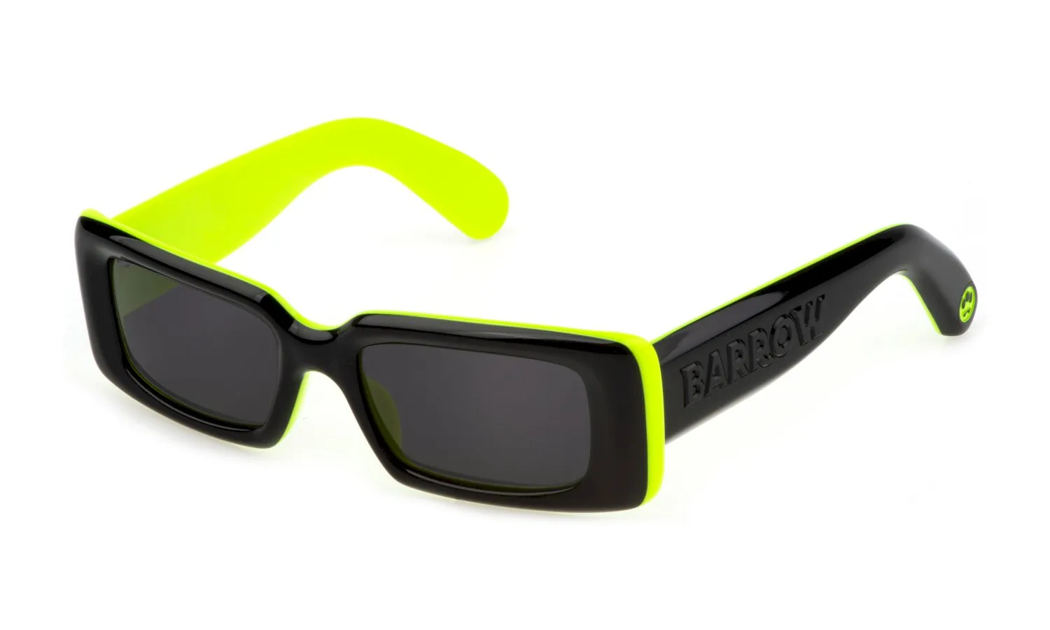 Barrow SBA007V TRIPPY 0B29 Occhiali da sole Acetato Nero Grigio Squadrata Normale - immagine 1