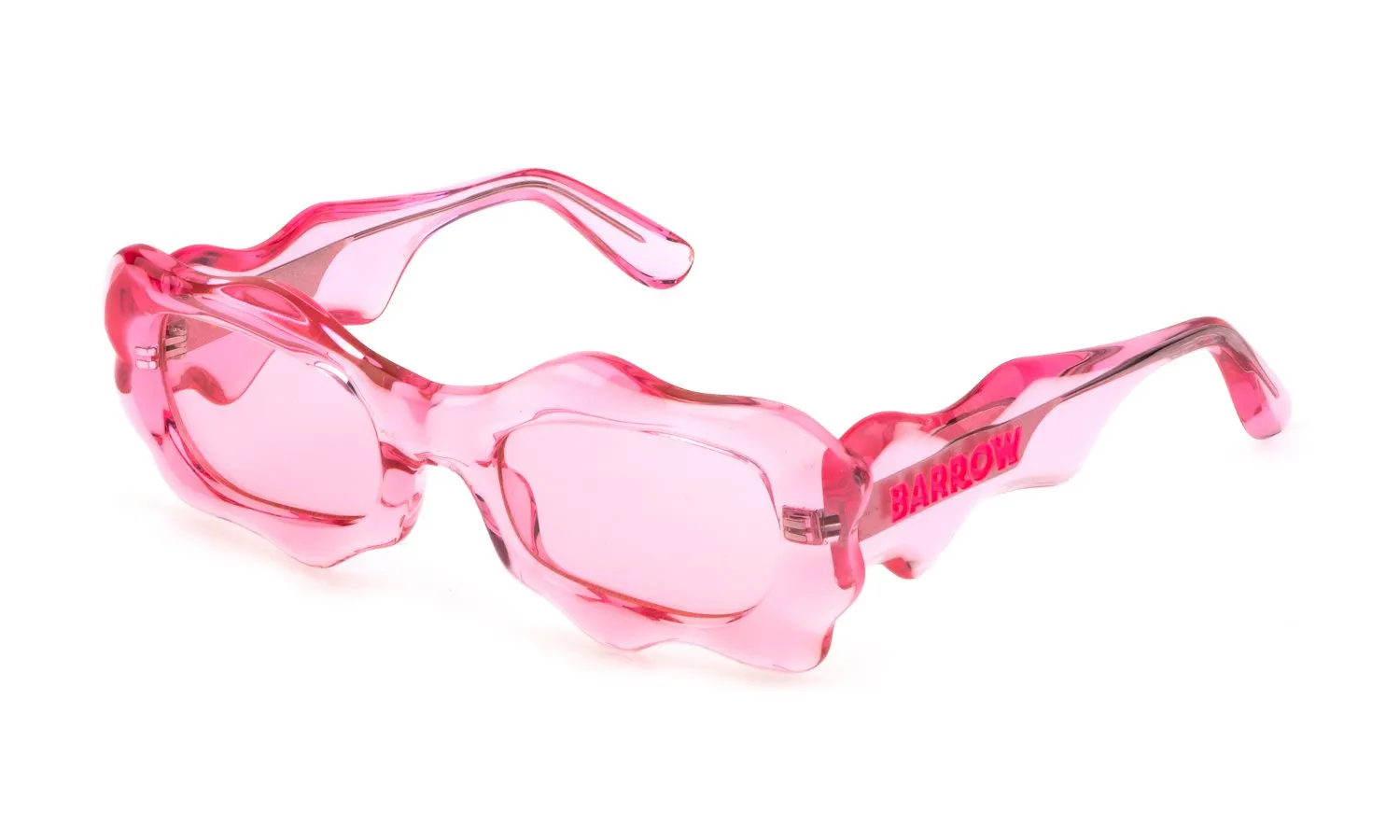 Barrow SBA005 LIQUID 856 Occhiali da sole Acetato Rosa Rosa Squadrata Normale - immagine 1