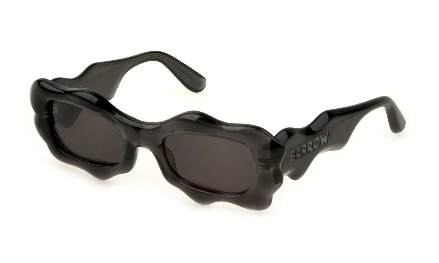 Barrow SBA005 LIQUID 840 Occhiali da sole Acetato Grigio Grigio Squadrata Normale - immagine 1