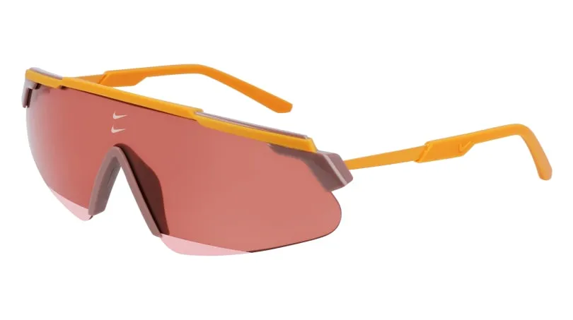 Nike NIKE MARQUEE FN0301 815 Occhiali da sole Iniettato Arancione Rosso Maschera Normale - immagine 1