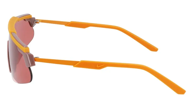 Nike NIKE MARQUEE FN0301 815 Occhiali da sole Iniettato Arancione Rosso Maschera Normale - immagine 3