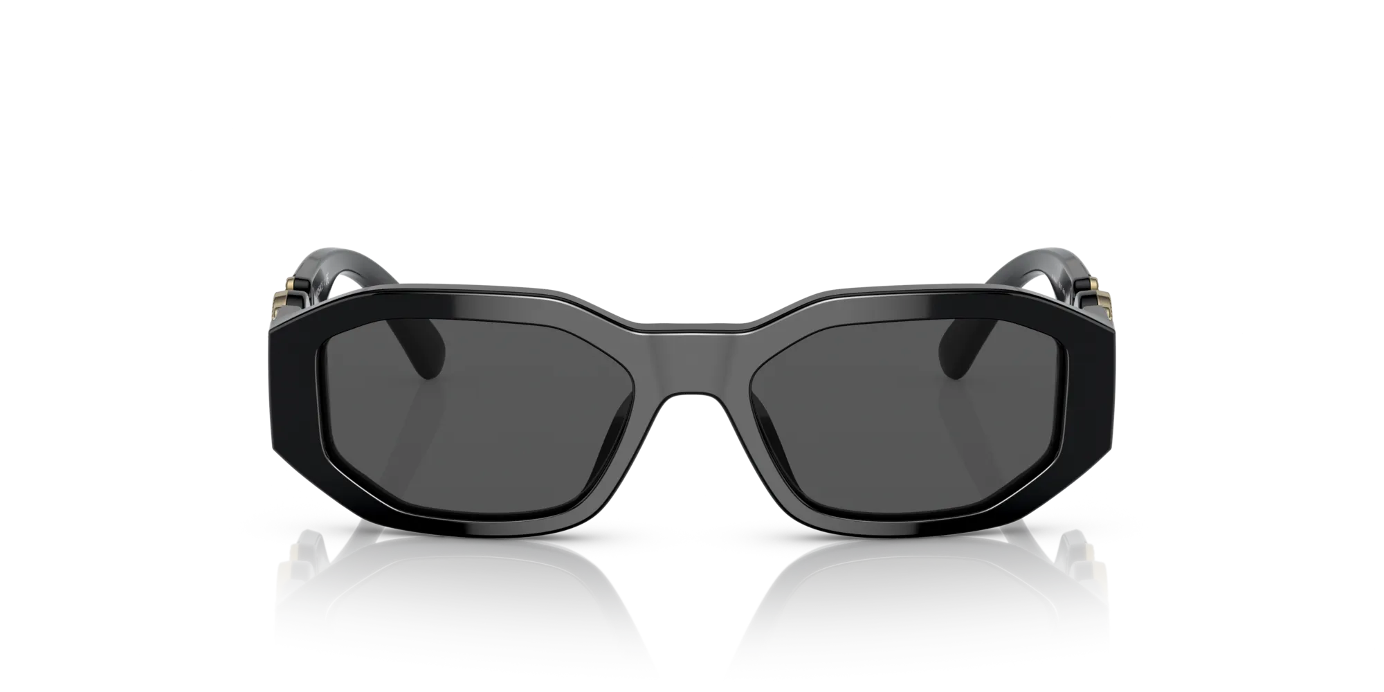 Versace VK4429U GB1/87 Occhiali da sole Acetato Nero Grigio Geometrica Normale - immagine 3