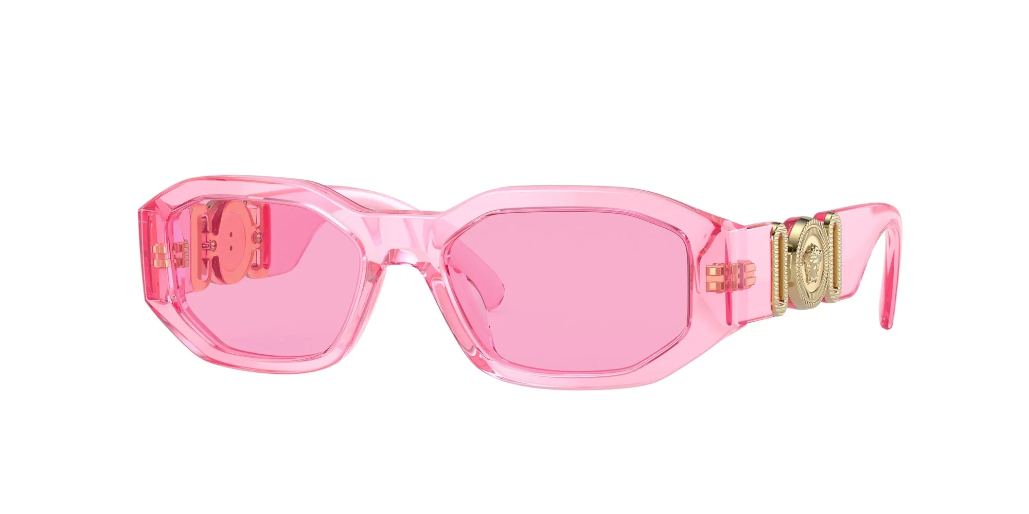 Versace VK4429U 5370/5 Occhiali da sole Acetato Rosa Rosa Geometrica Normale - immagine 1