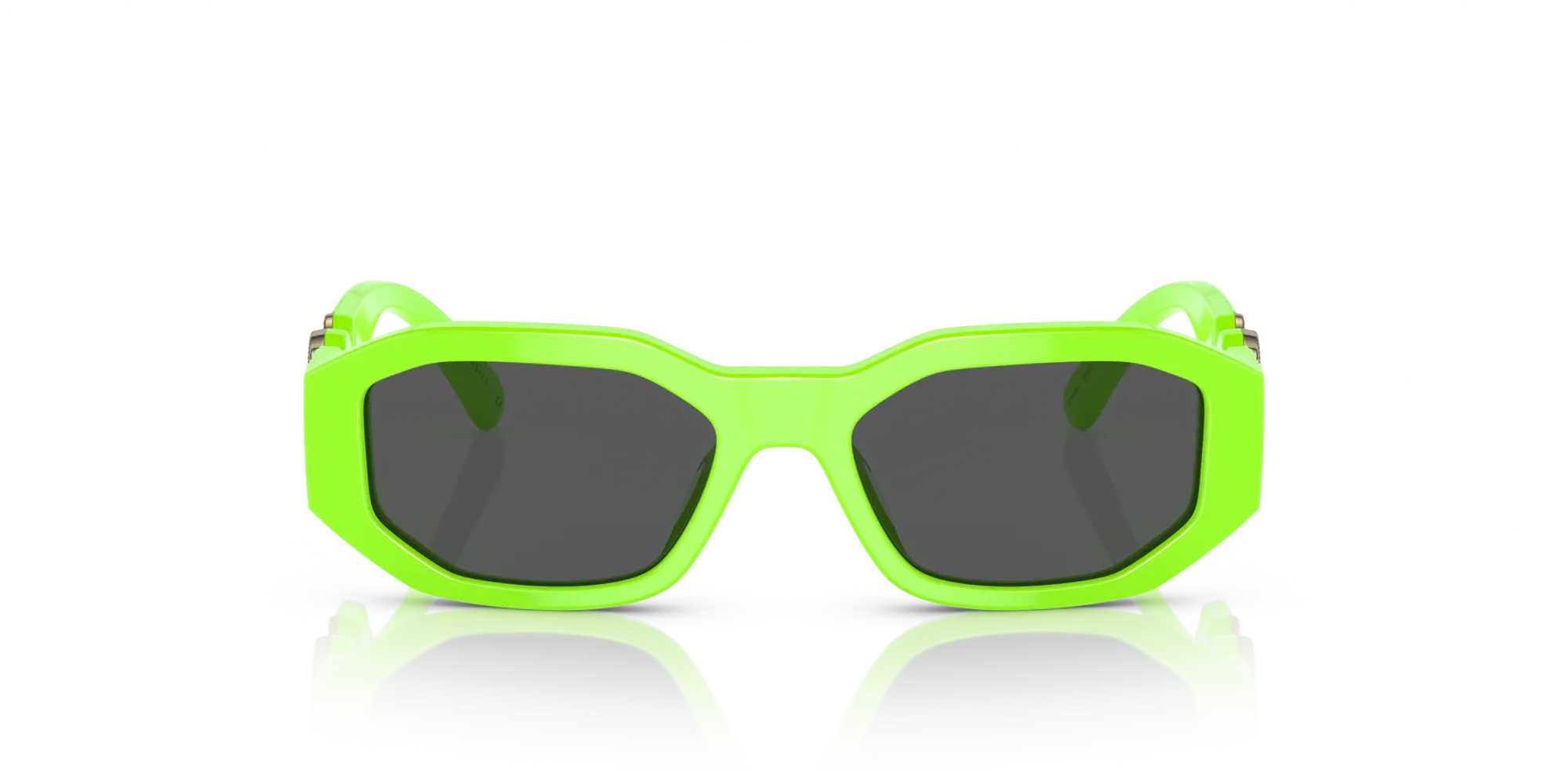 Versace VK4429U 536987 Occhiali da sole Acetato Verde Grigio Geometrica Normale - immagine 3