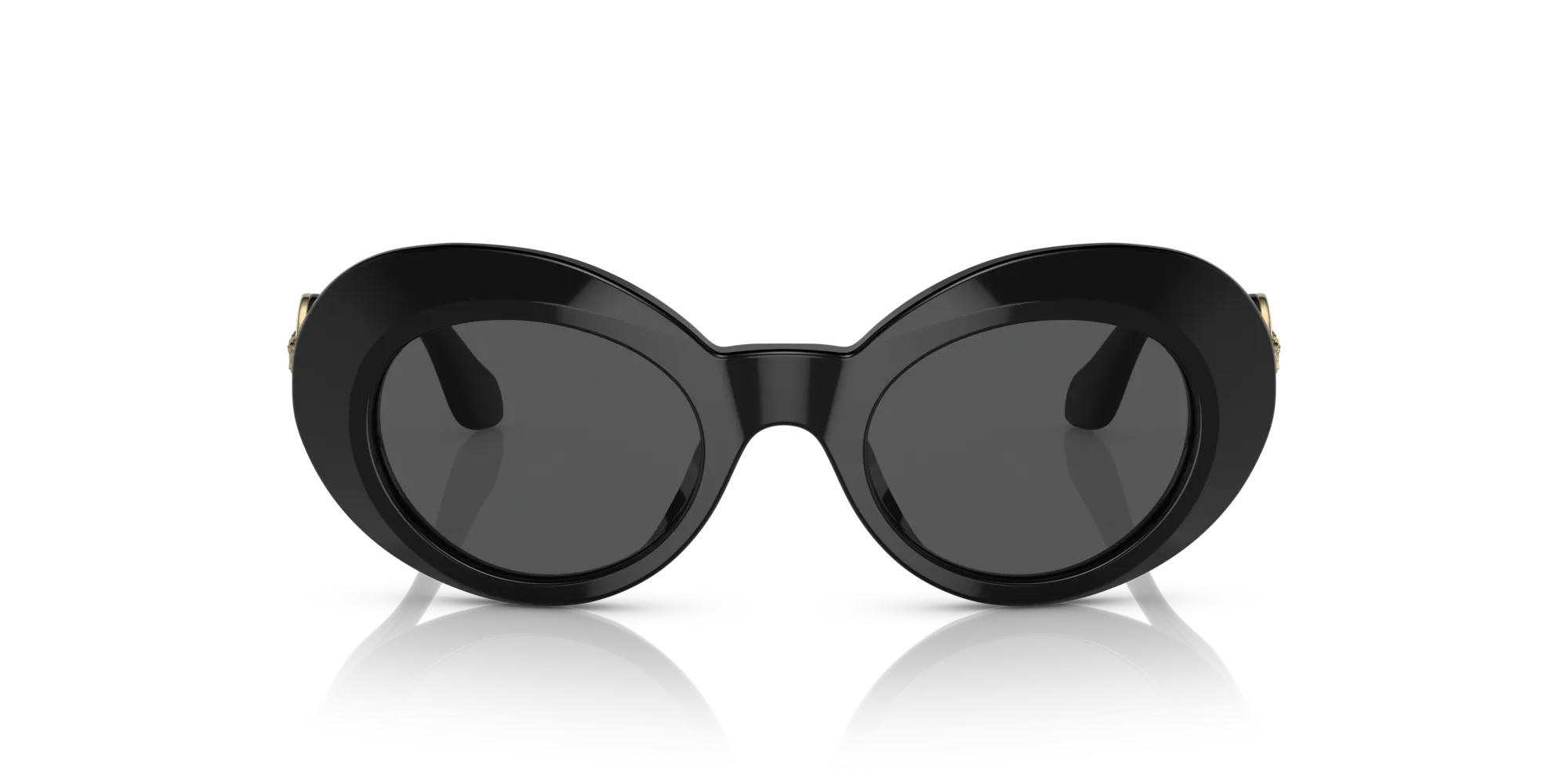 Versace VK4428U GB1/87 Occhiali da sole Acetato Nero Grigio Rotonda Normale - immagine 3