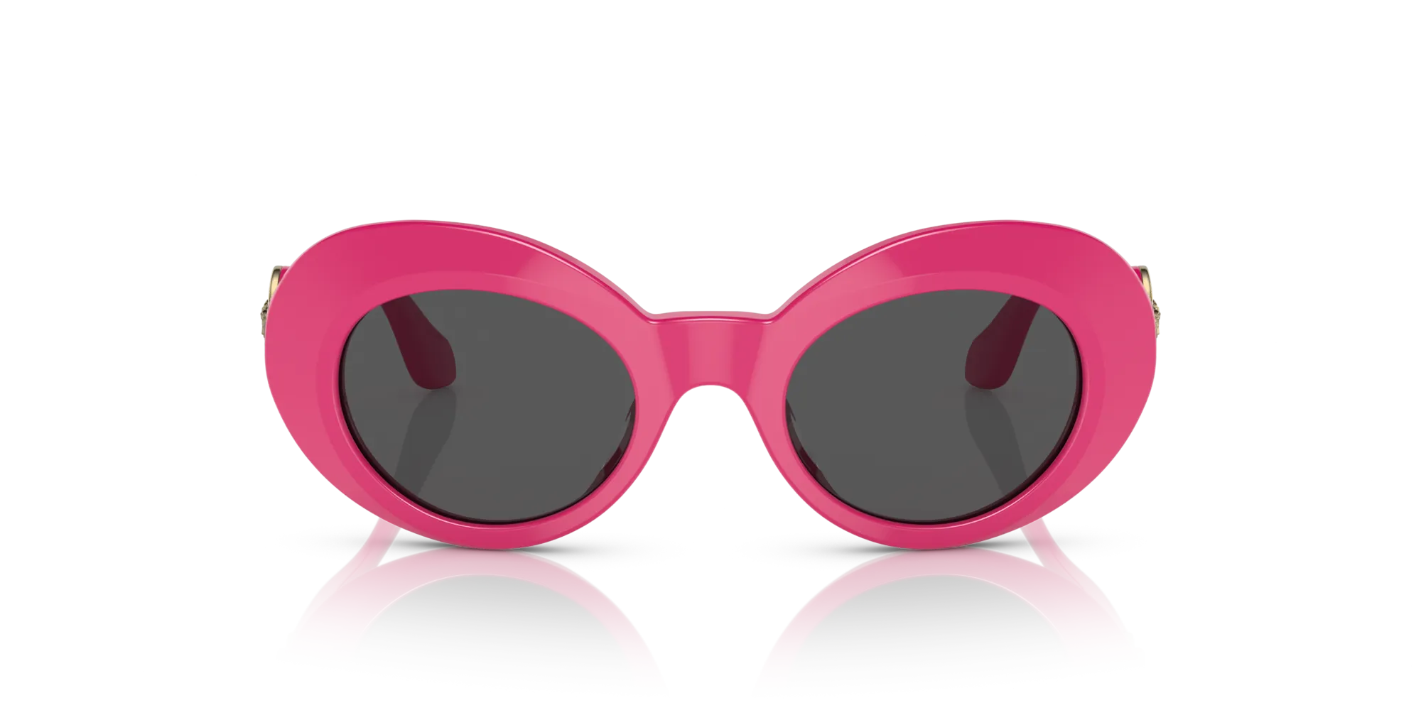 Versace VK4428U 536787 Occhiali da sole Acetato Rosa Grigio Rotonda Normale - immagine 3