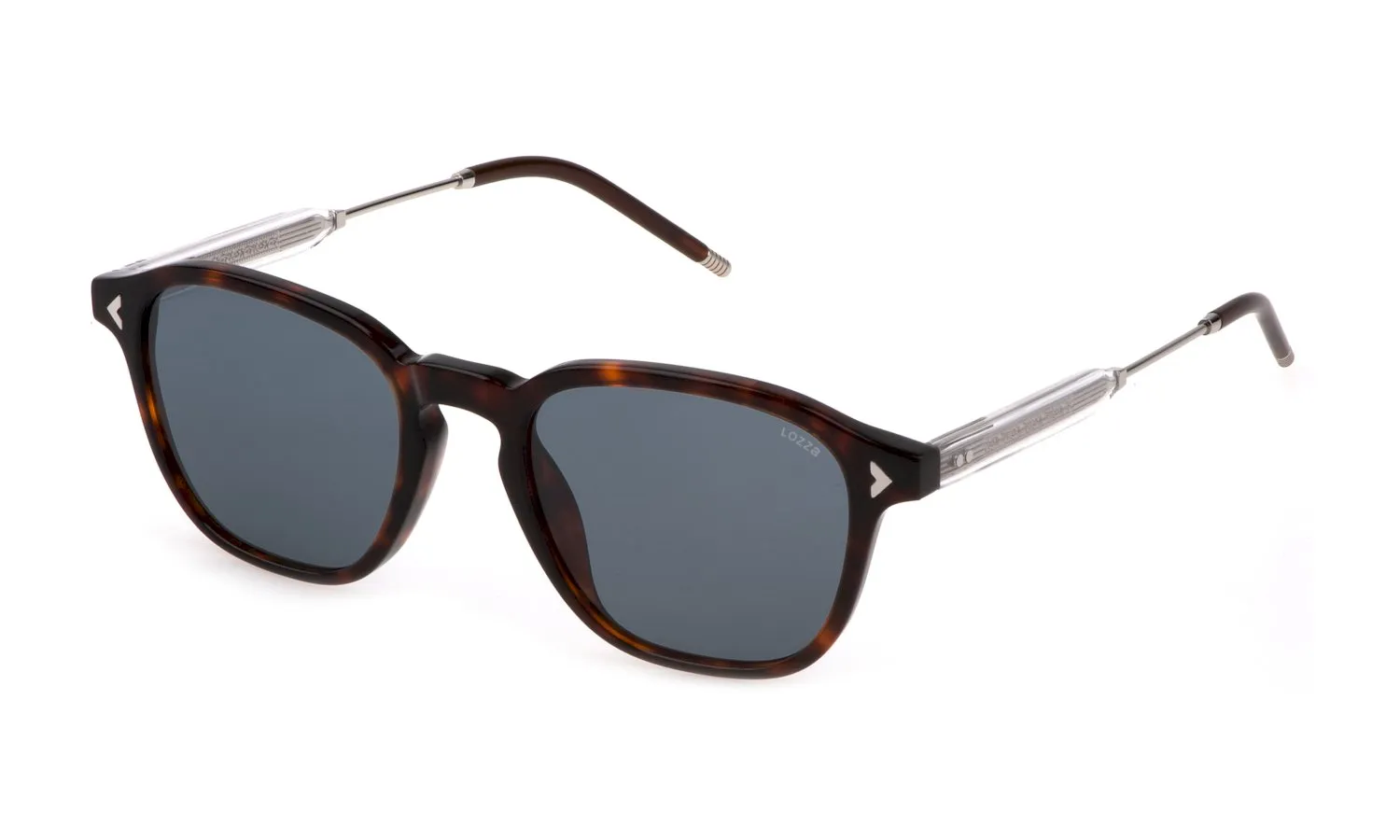 Lozza SL4313 SORRENTO 6 0714 Occhiali da sole Acetato Havana Grigio Pantos Normale - immagine 1