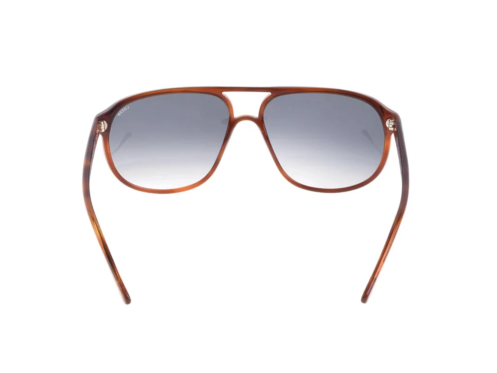 Lozza SL1827L ZILO SPORT 711L Occhiali da sole Acetato Havana Blu Pilot Normale Sfumato - immagine 4
