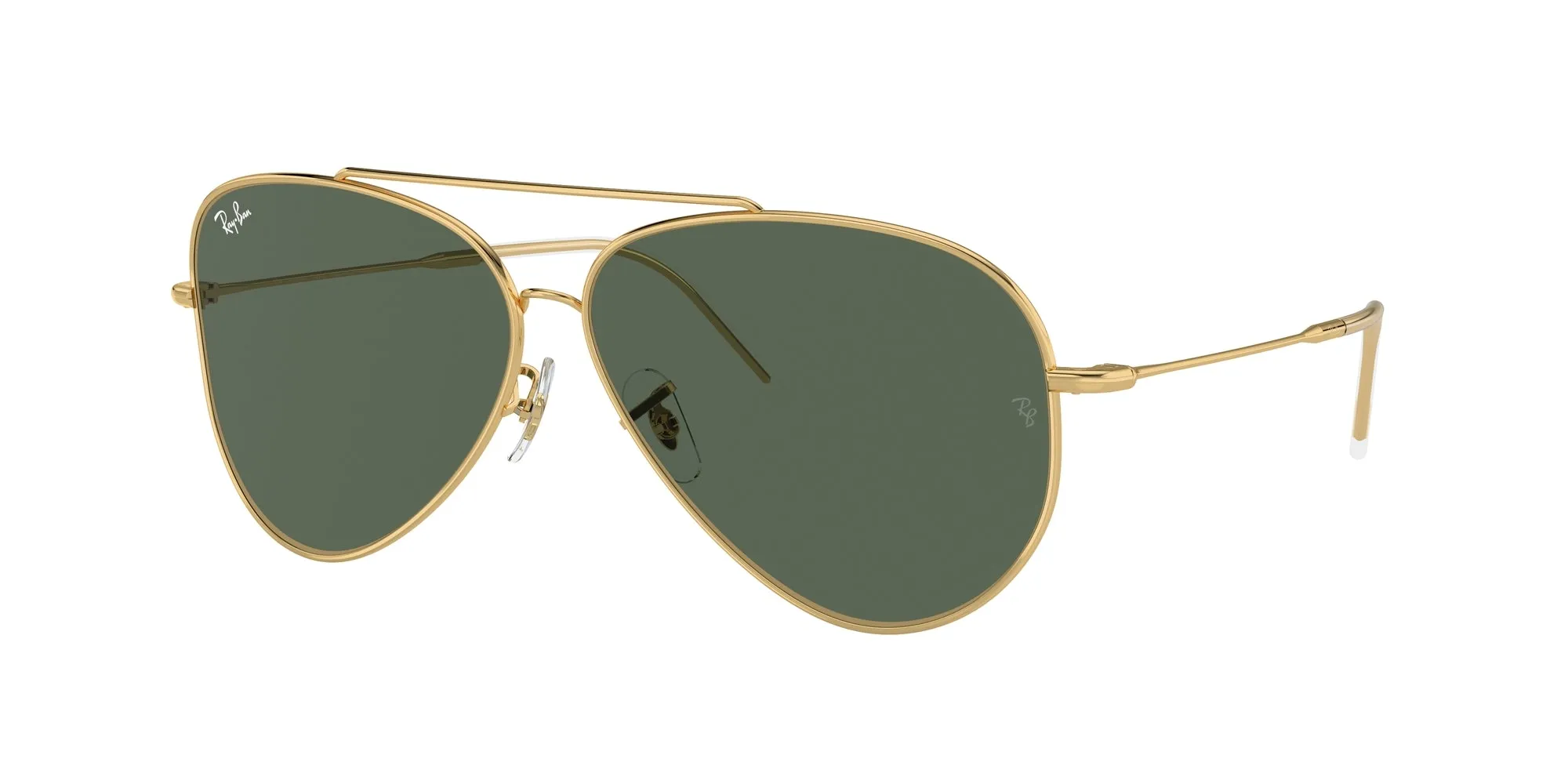 Ray - Ban RBR0101S AVIATOR REVERSE 001/VR Occhiali da sole Metallo Oro G15 Pilot Normale - immagine 1