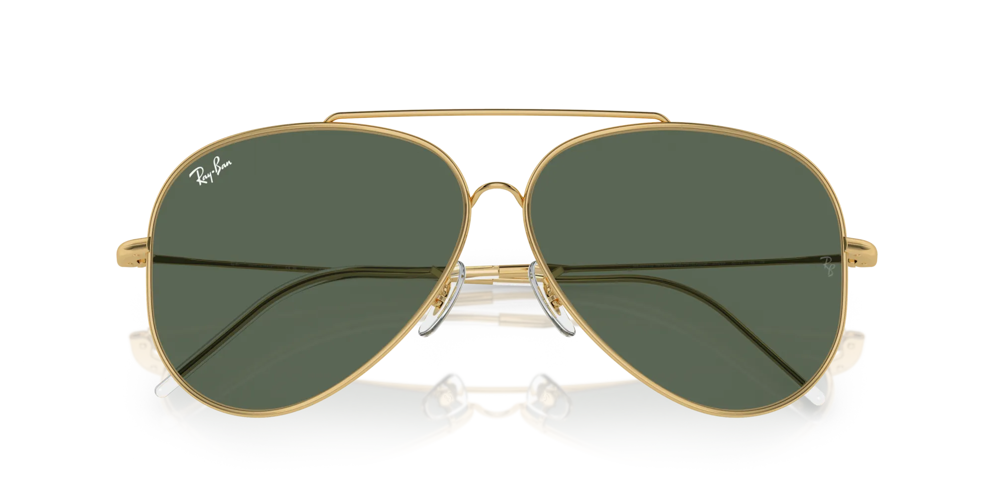 Ray - Ban RBR0101S AVIATOR REVERSE 001/VR Occhiali da sole Metallo Oro G15 Pilot Normale - immagine 2