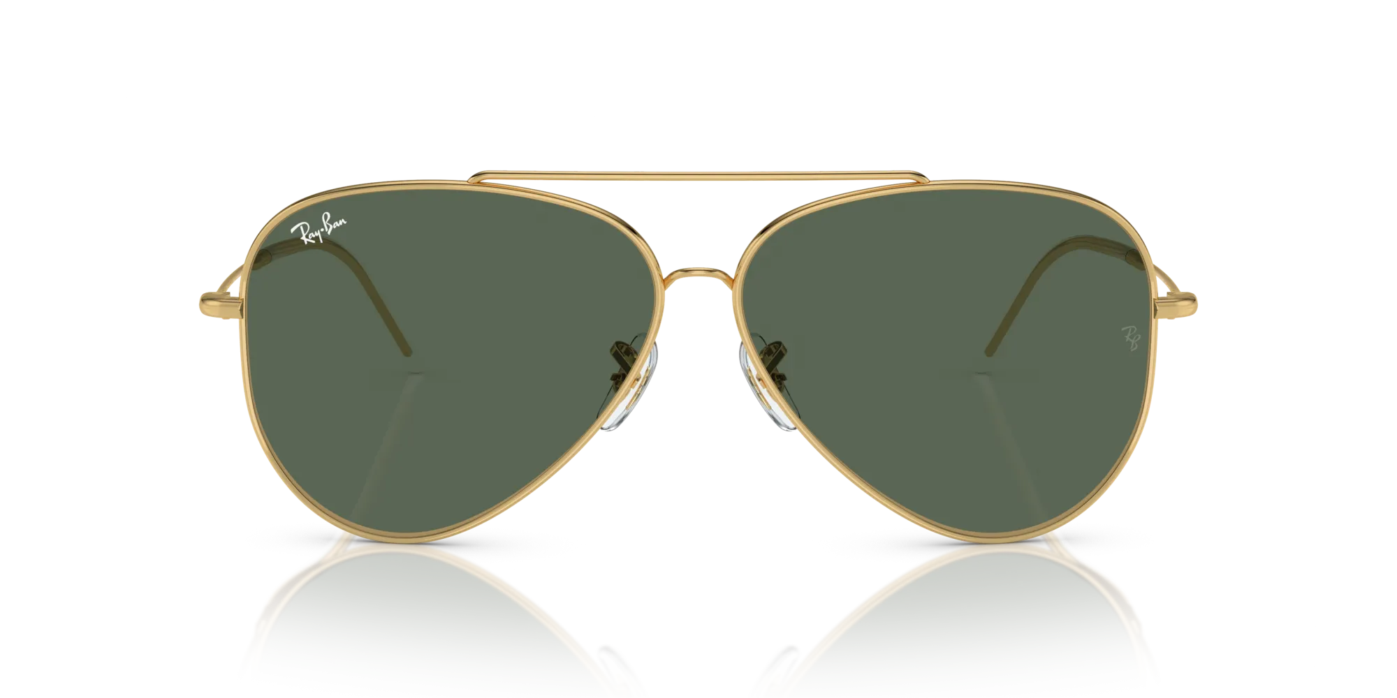 Ray - Ban RBR0101S AVIATOR REVERSE 001/VR Occhiali da sole Metallo Oro G15 Pilot Normale - immagine 3