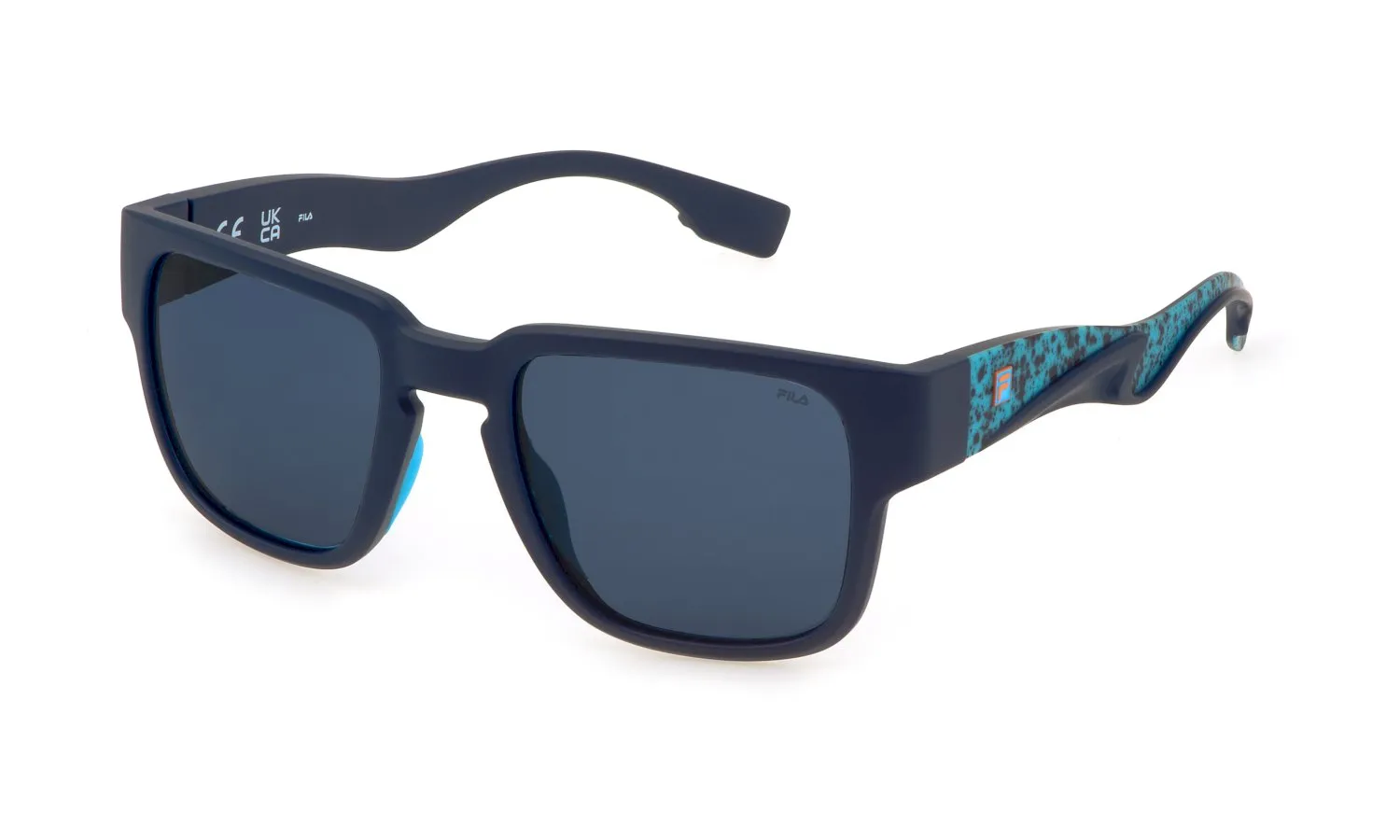 Fila SFI463 J99P Occhiali da sole Iniettato Blu Blu Squadrata - immagine 1
