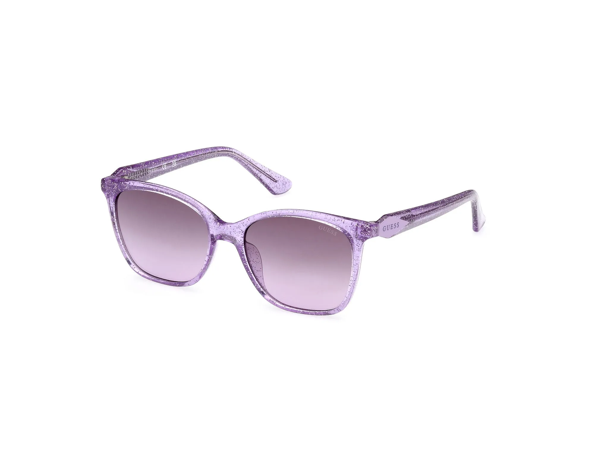 Guess GU9238 83Z Occhiali da sole Iniettato Viola Viola Squadrata Normale Sfumato - immagine 1