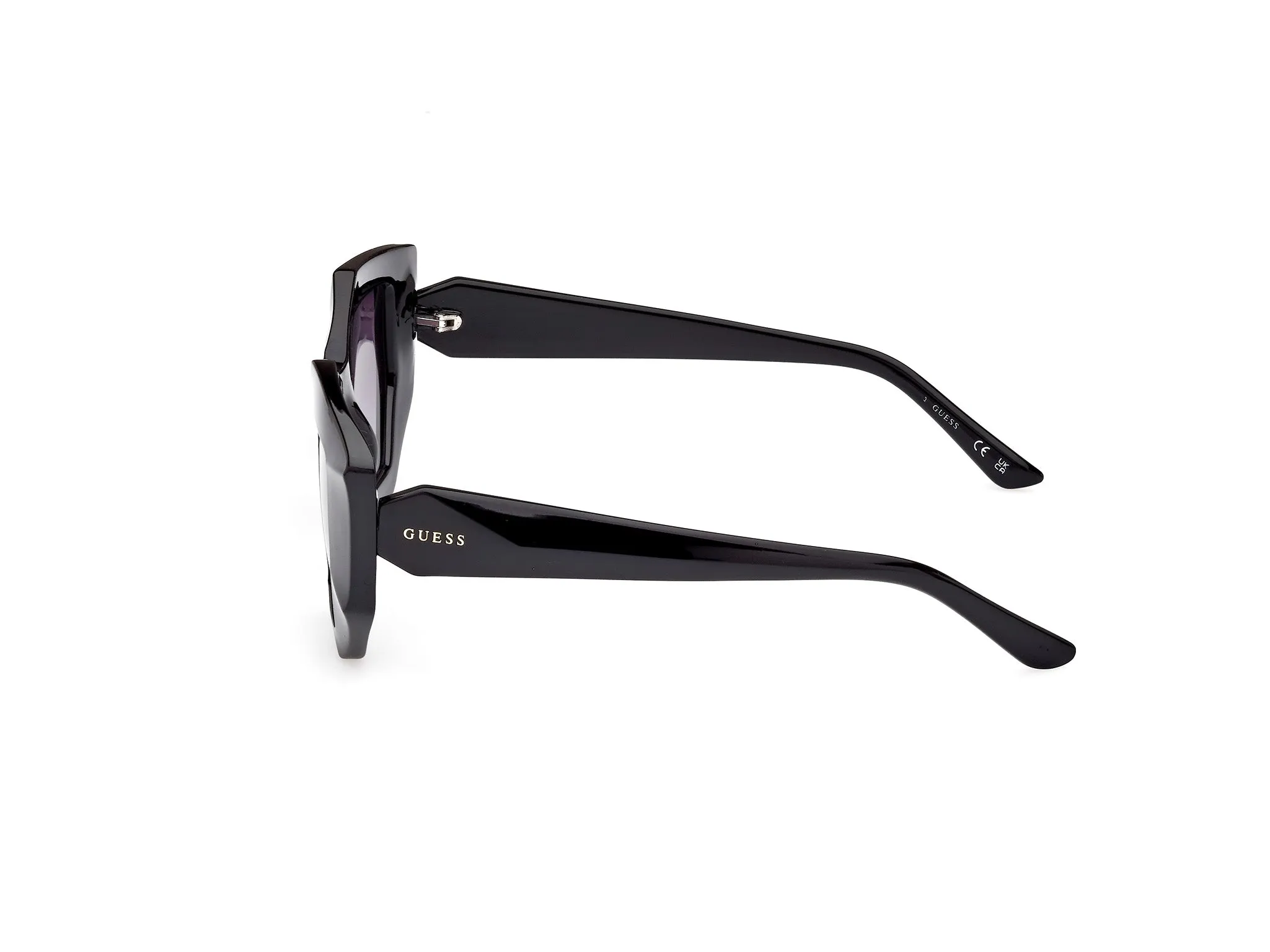Guess GU7897 01B Occhiali da sole Iniettato Geometrica Normale Sfumato - immagine 2