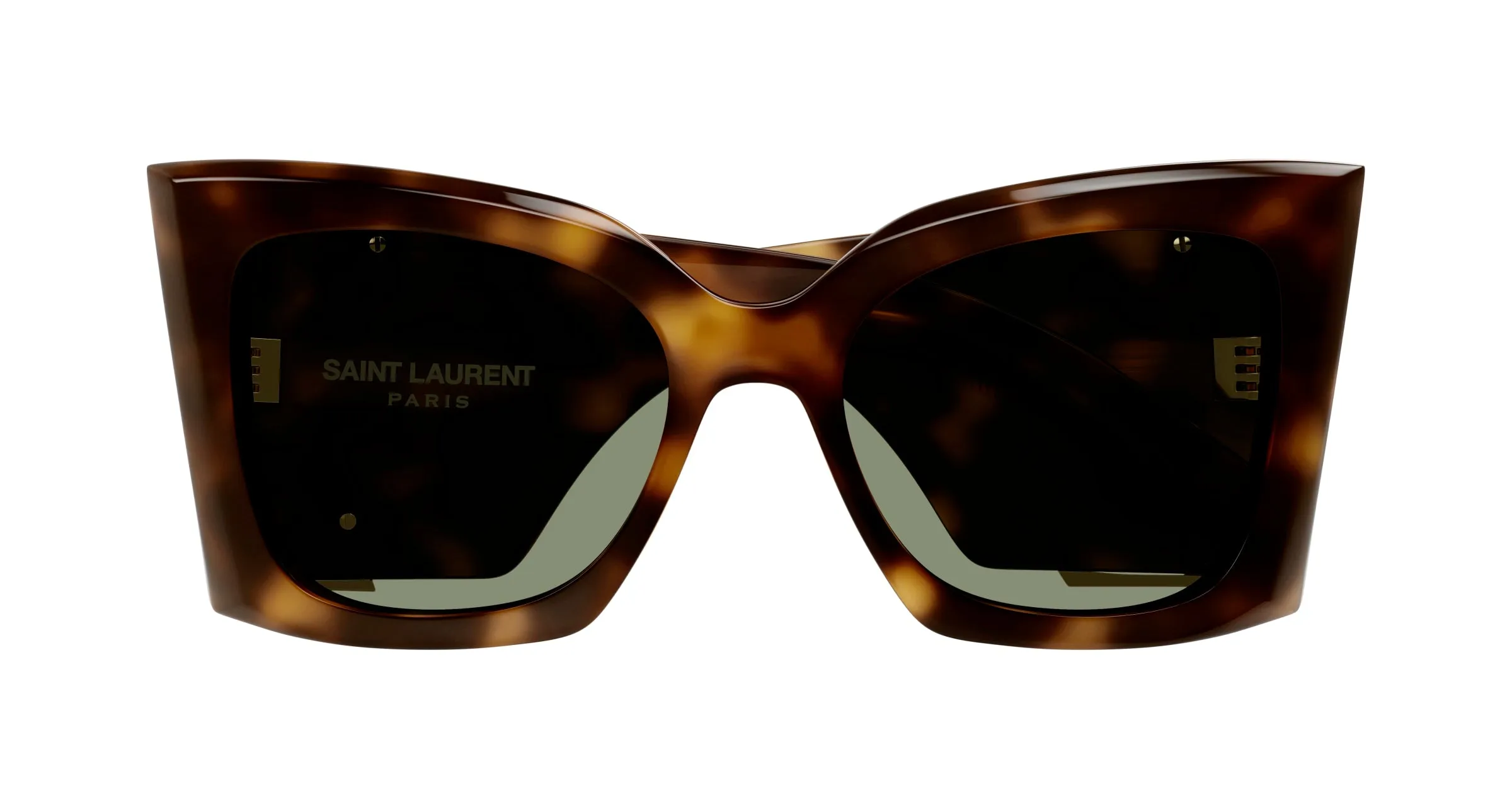 SAINT LAURENT SL M119 BLAZE 002 Occhiali da sole Acetato Havana Verde Cat Eye Normale - immagine 2