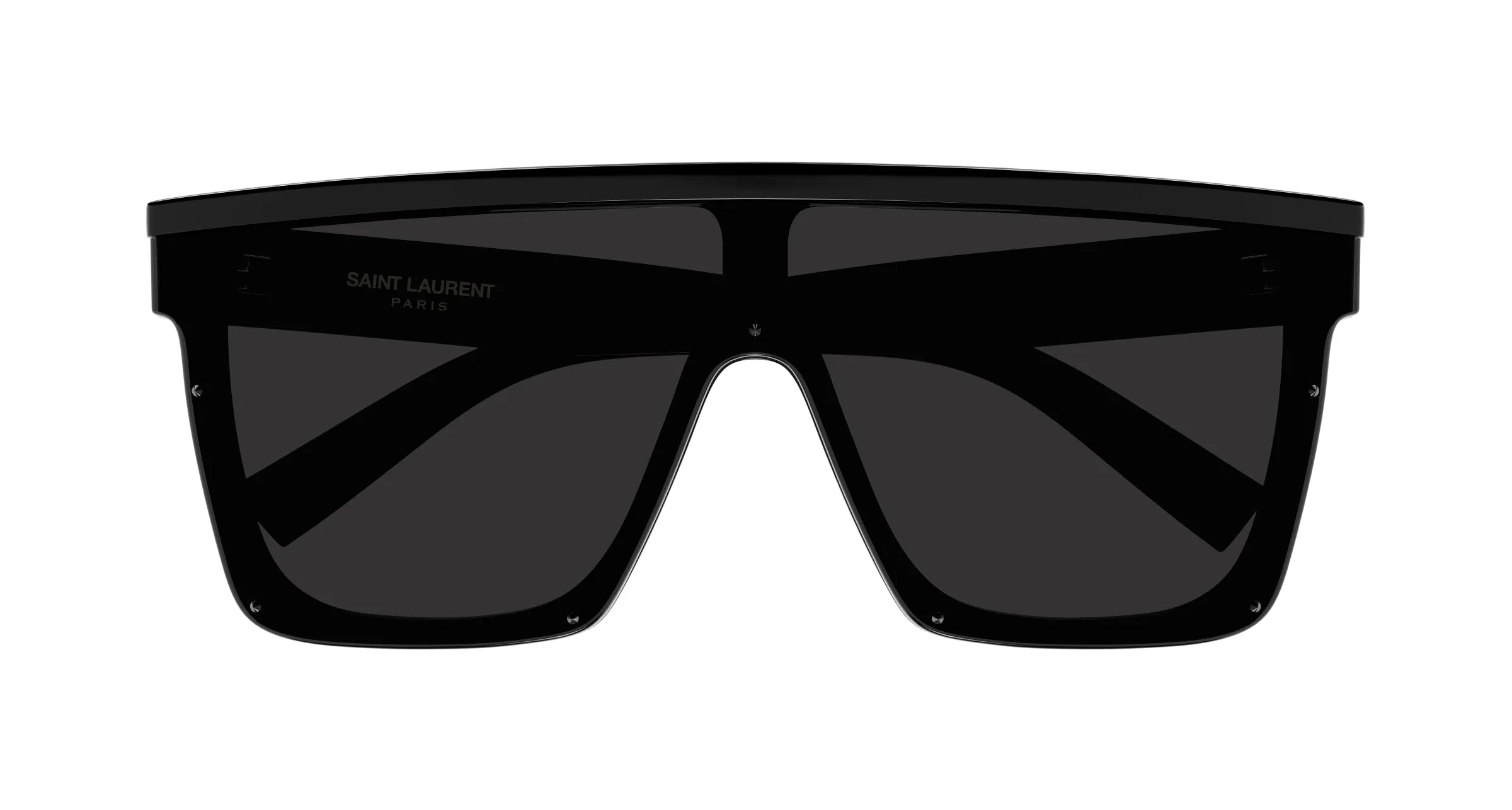 SAINT LAURENT SL 607 001 Occhiali da sole Acetato Nero Nero Squadrata Normale - immagine 2