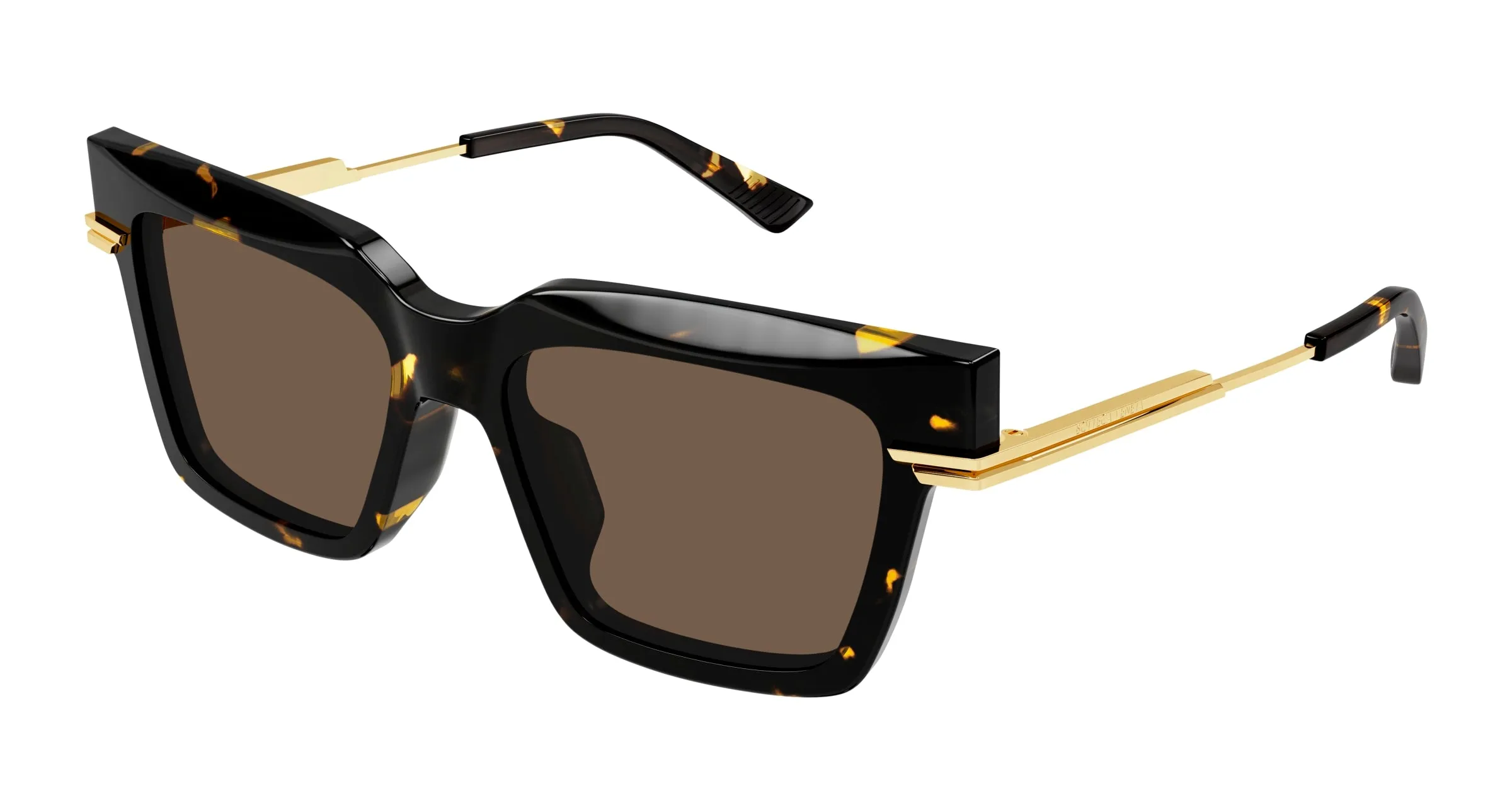 Bottega Veneta BV1242S 002 Occhiali da sole Acetato Havana Marrone Farfalla - immagine 1