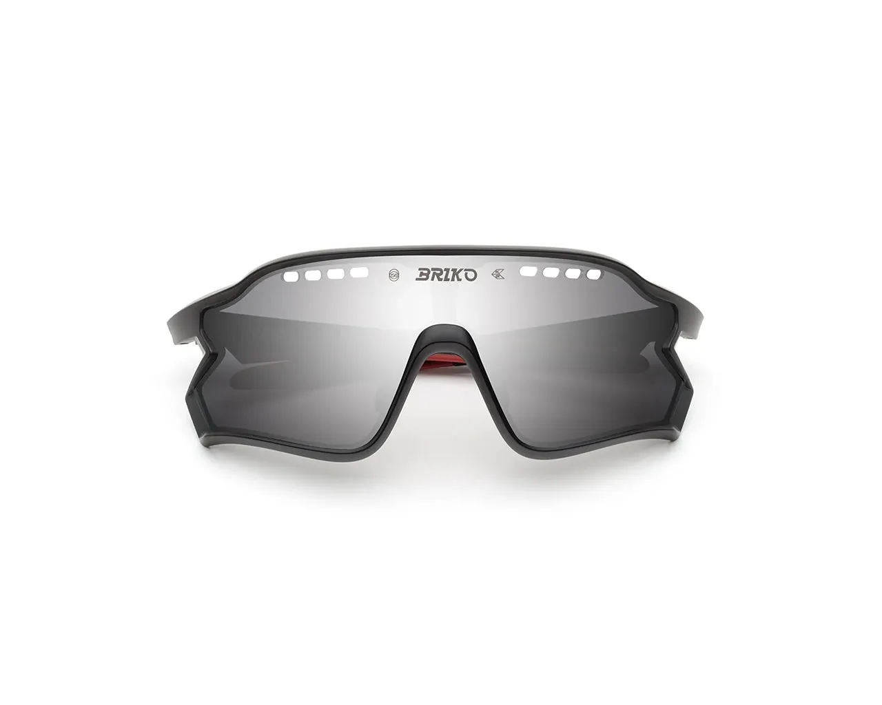 Briko I6L Daintree Black red Occhiali da sole Nylon Nero Grigio Geometrica Normale - immagine 2