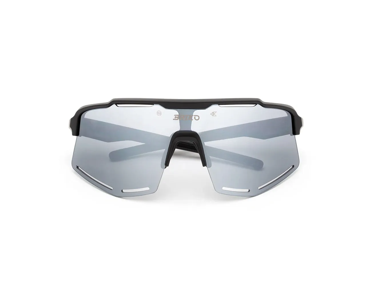 Briko 1G5 Komi Black a01 Occhiali da sole Nylon Nero Grigio Geometrica Normale - immagine 2