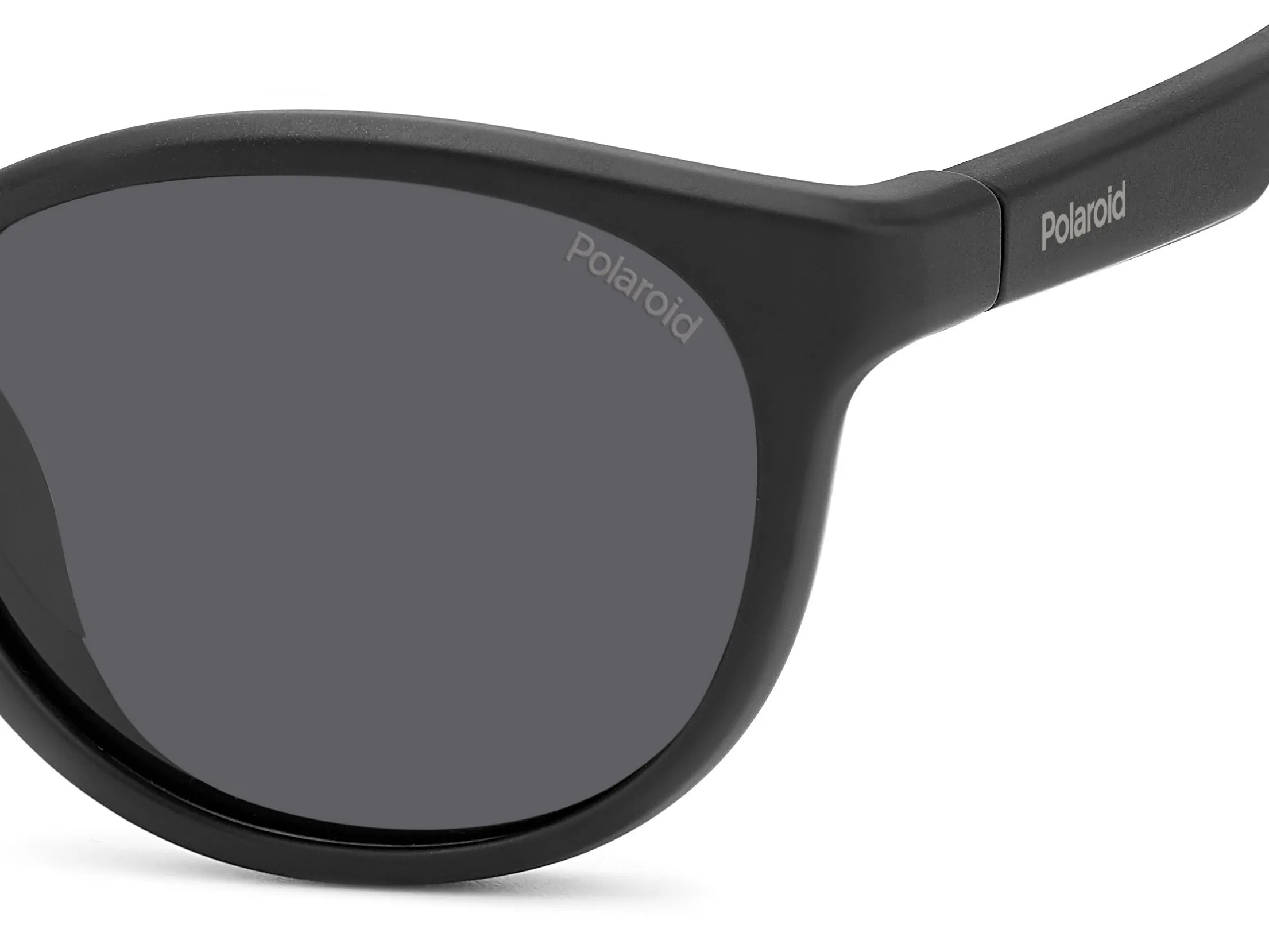 Polaroid PLD 7050/S 003/M9 Occhiali da sole Plastica Nero Grigio Rotonda Polarizzata - immagine 4
