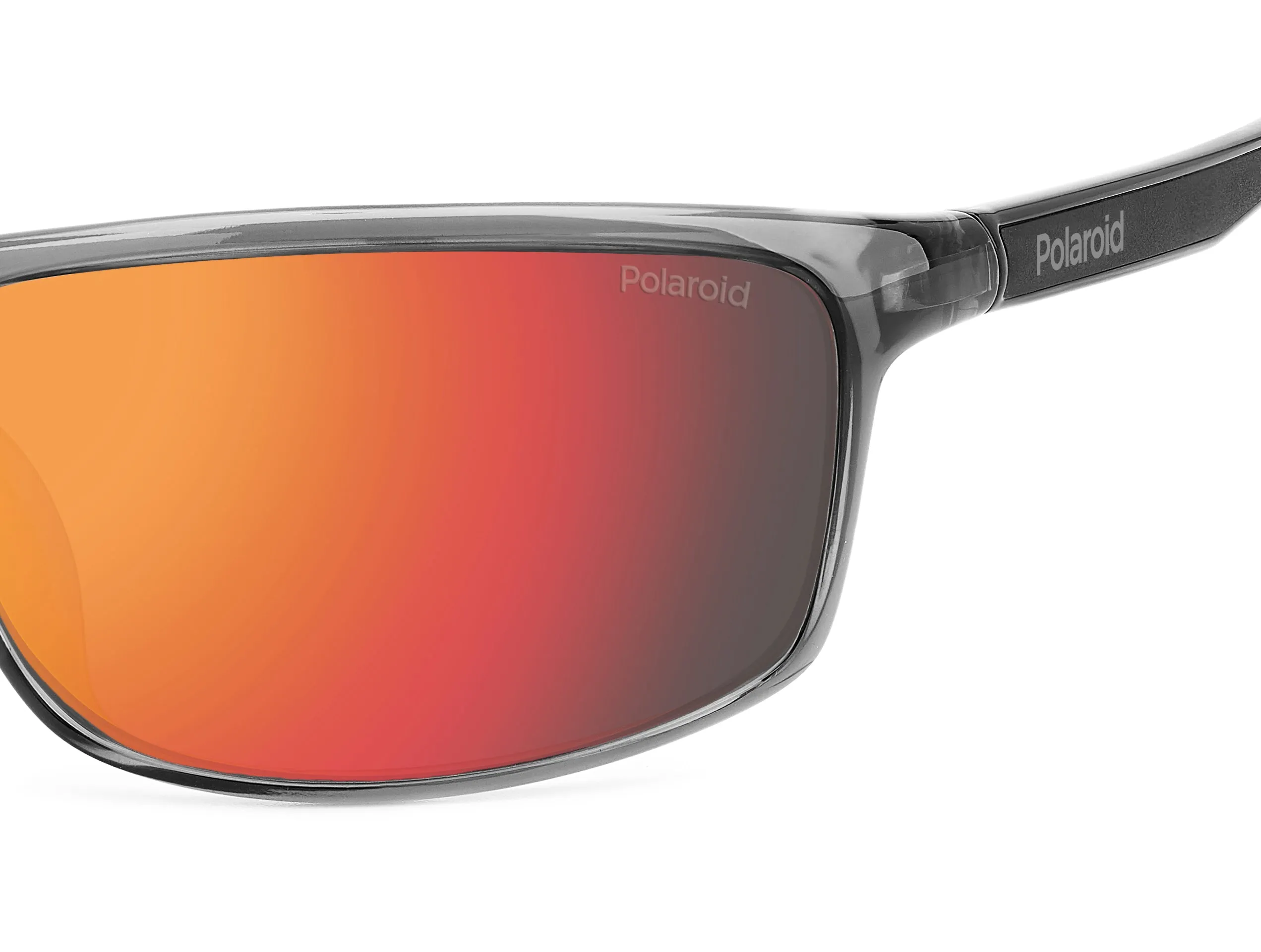 Polaroid PLD 7036/S KB7/OZ Occhiali da sole Plastica Grigio Arancione Squadrata Polarizzata Multistrato - immagine 4