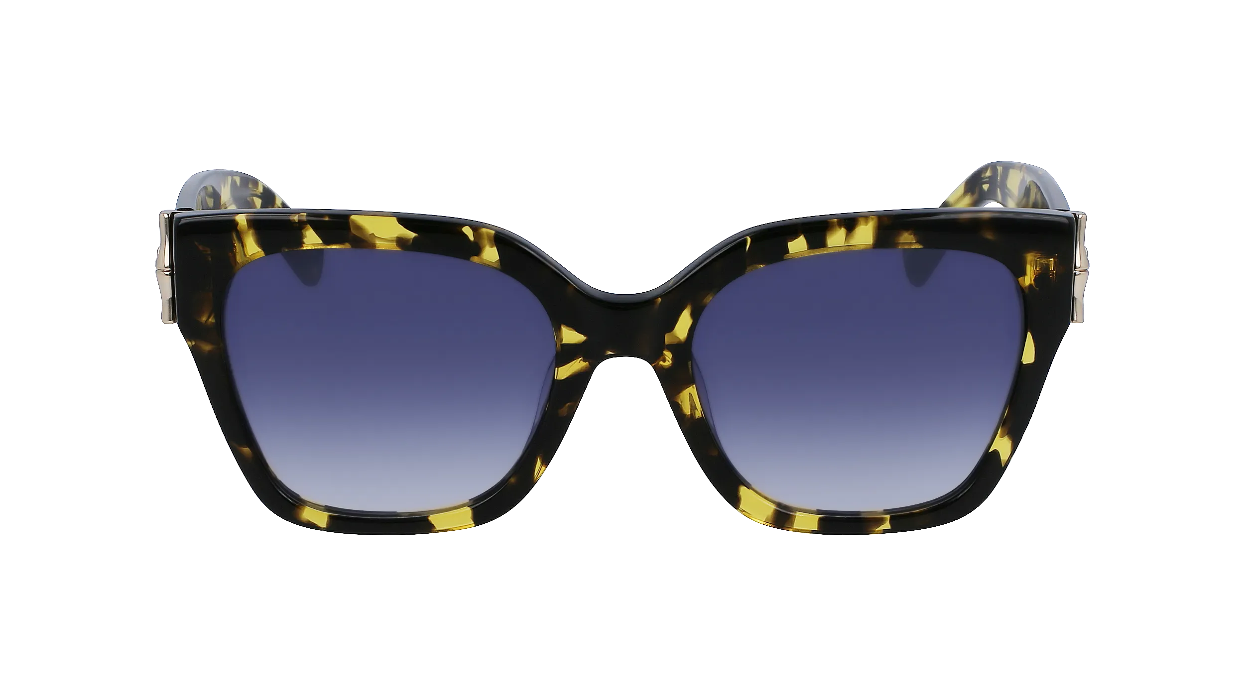 LONGCHAMP LO732S 243 Occhiali da sole Acetato Havana Blu Squadrata Normale Normale - immagine 2