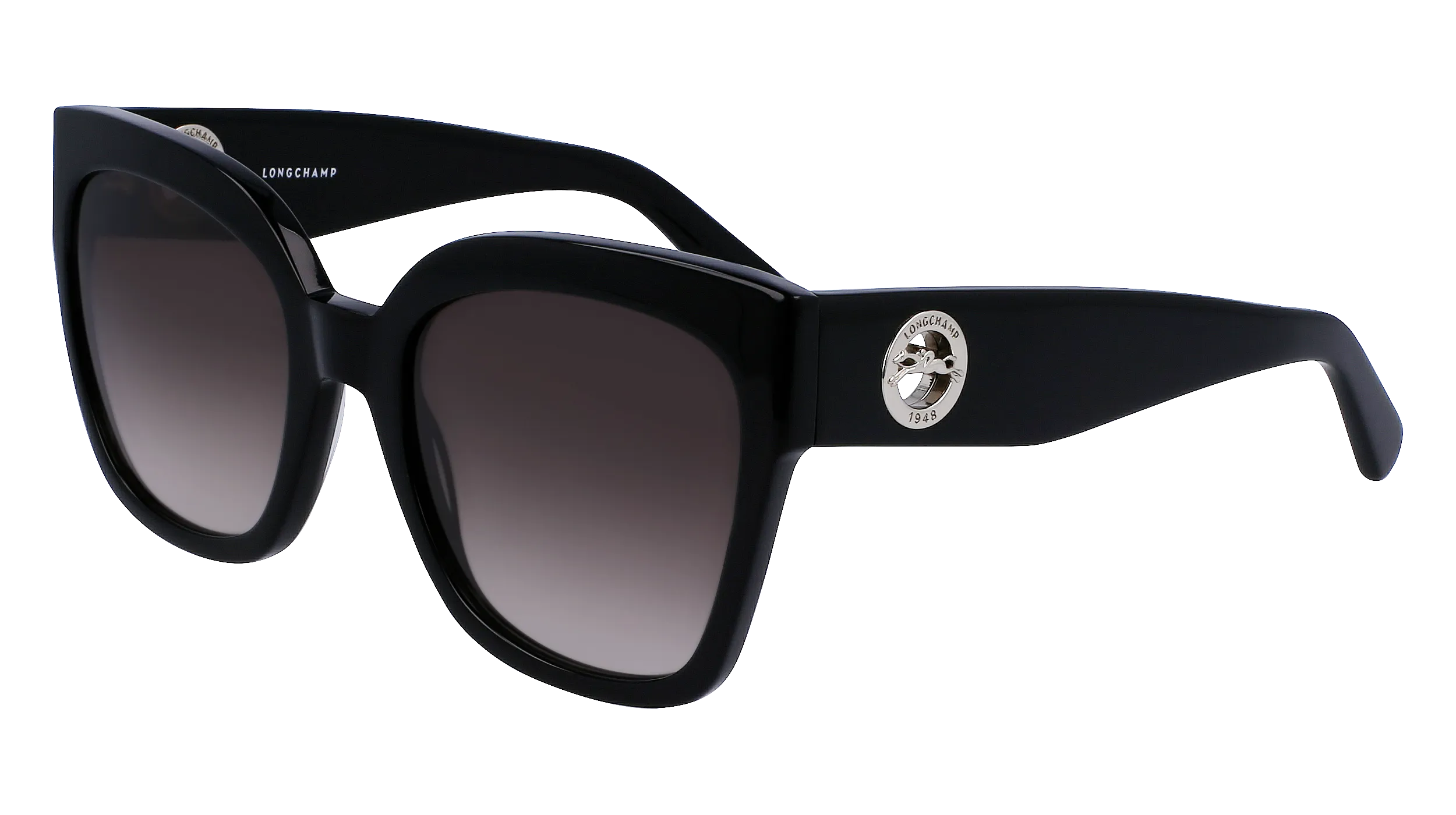 LONGCHAMP LO717S 001 Occhiali da sole Acetato Nero Squadrata Normale Fotocromatiche - immagine 1