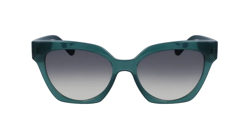 Liu Jo LJ778S 315 Occhiali da sole Bio-iniettato Verde Grigio Geometrica Normale Sfumato - immagine 2
