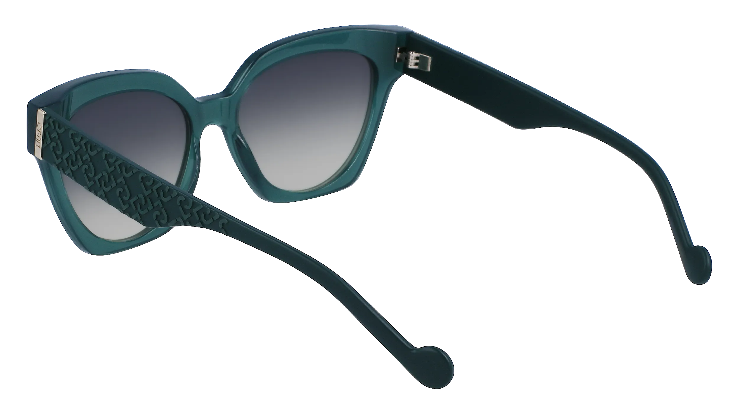 Liu Jo LJ778S 315 Occhiali da sole Bio-iniettato Verde Grigio Geometrica Normale Sfumato - immagine 4