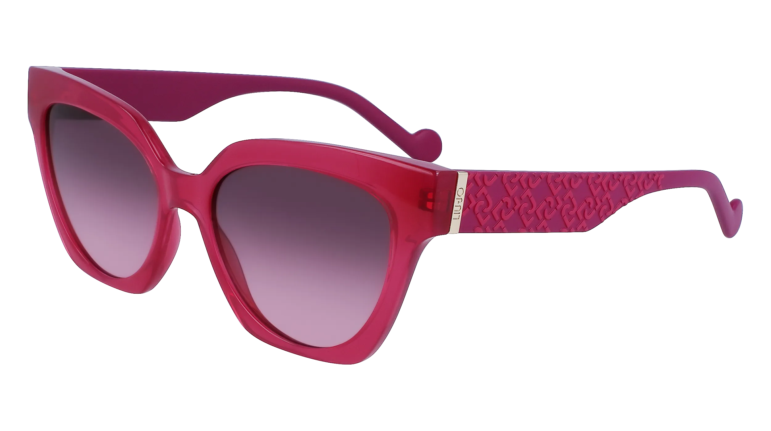 Liu Jo LJ778S 603 Occhiali da sole Bio-iniettato Rosso Viola Geometrica Normale Sfumato - immagine 1