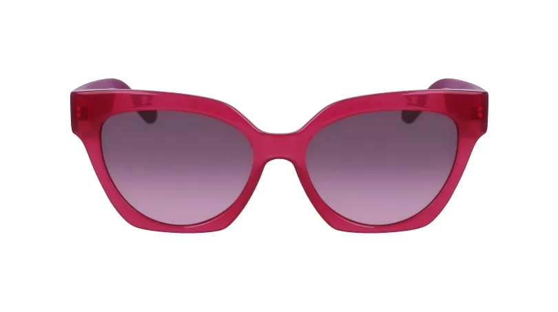 Liu Jo LJ778S 603 Occhiali da sole Bio-iniettato Rosso Viola Geometrica Normale Sfumato - immagine 2