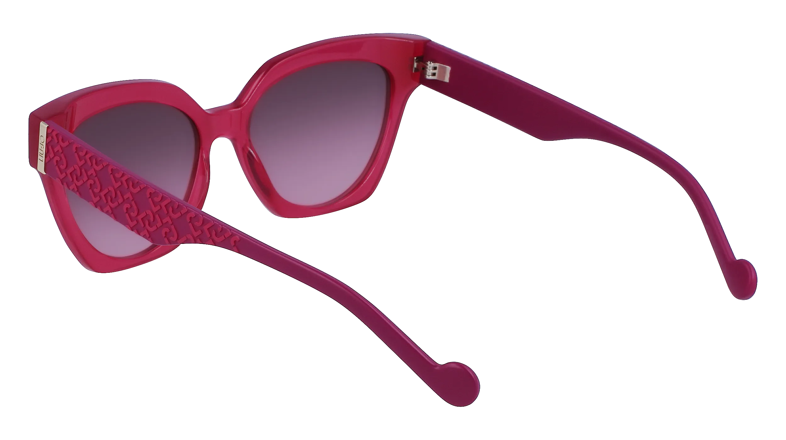 Liu Jo LJ778S 603 Occhiali da sole Bio-iniettato Rosso Viola Geometrica Normale Sfumato - immagine 4