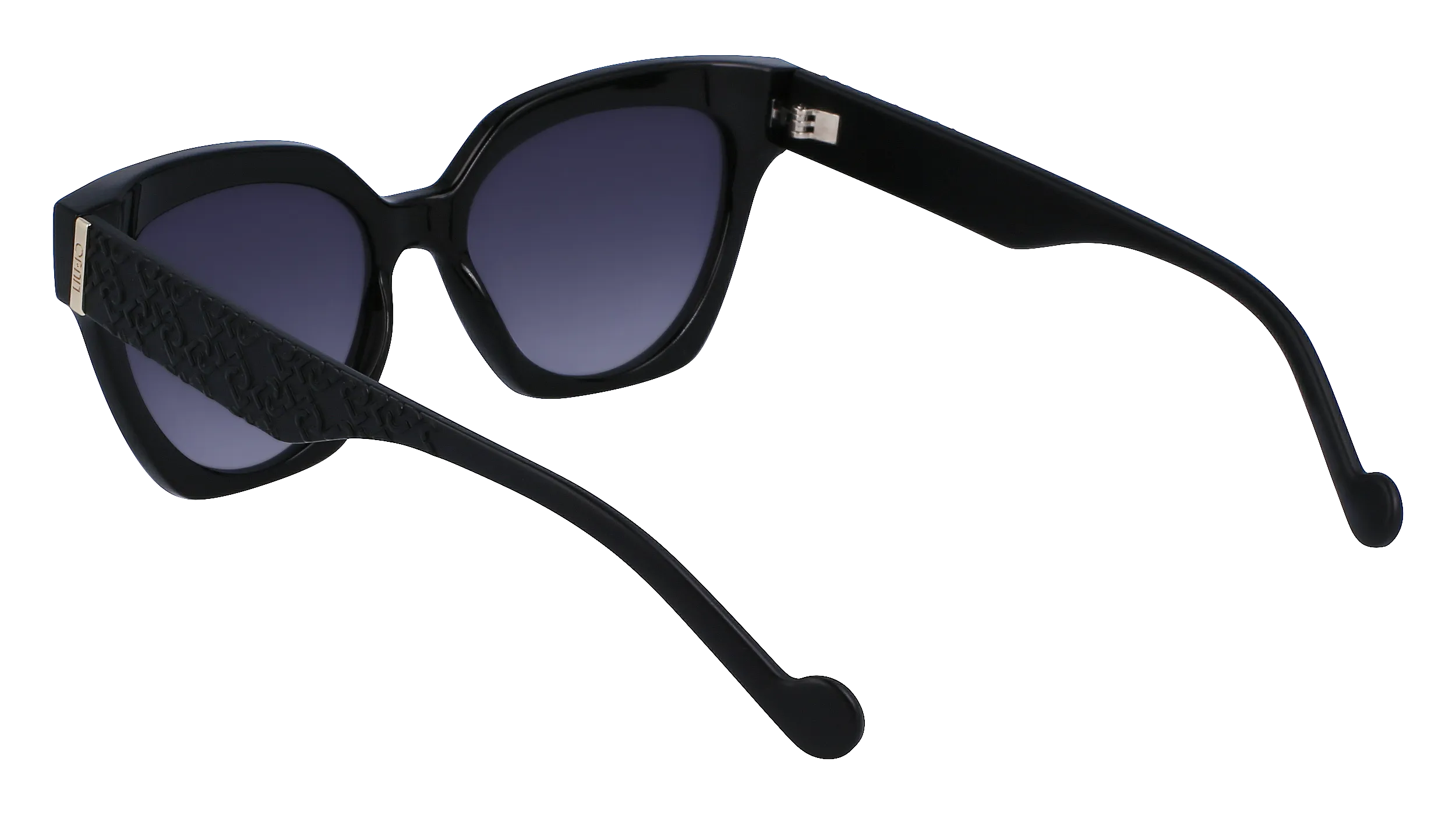 Liu Jo LJ778S 001 Occhiali da sole Bio-iniettato Nero Grigio Geometrica Normale Sfumato - immagine 4