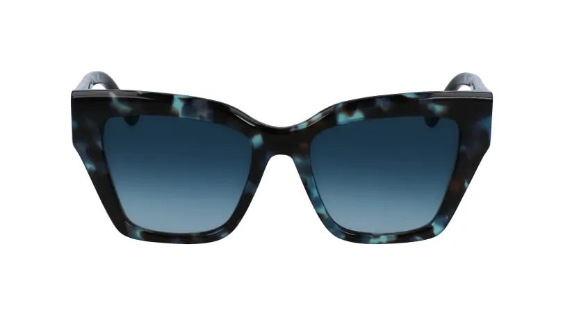 Liu Jo LJ777S 428 Occhiali da sole Acetato Havana Grigio Squadrata Normale Sfumato - immagine 2