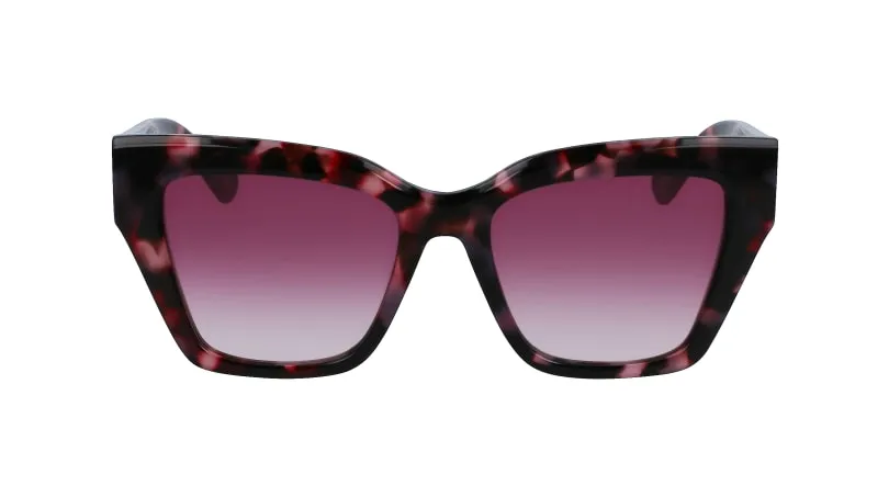 Liu Jo LJ777S 516 Occhiali da sole Acetato Viola Viola Squadrata Normale Sfumato - immagine 2
